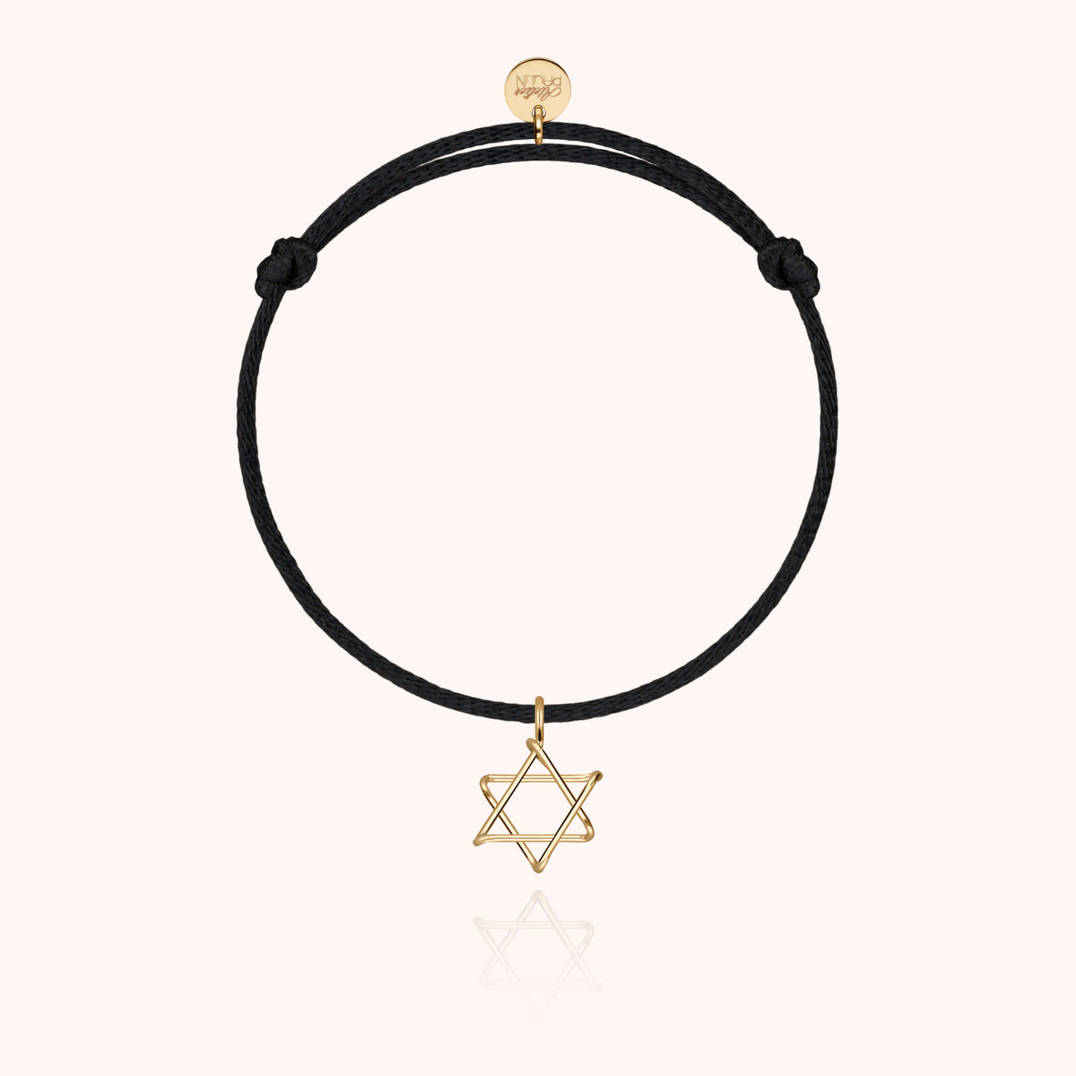 Bracelet Cordon Charms Symbolic Étoile de David — bijou artisanal bracelet livraison express