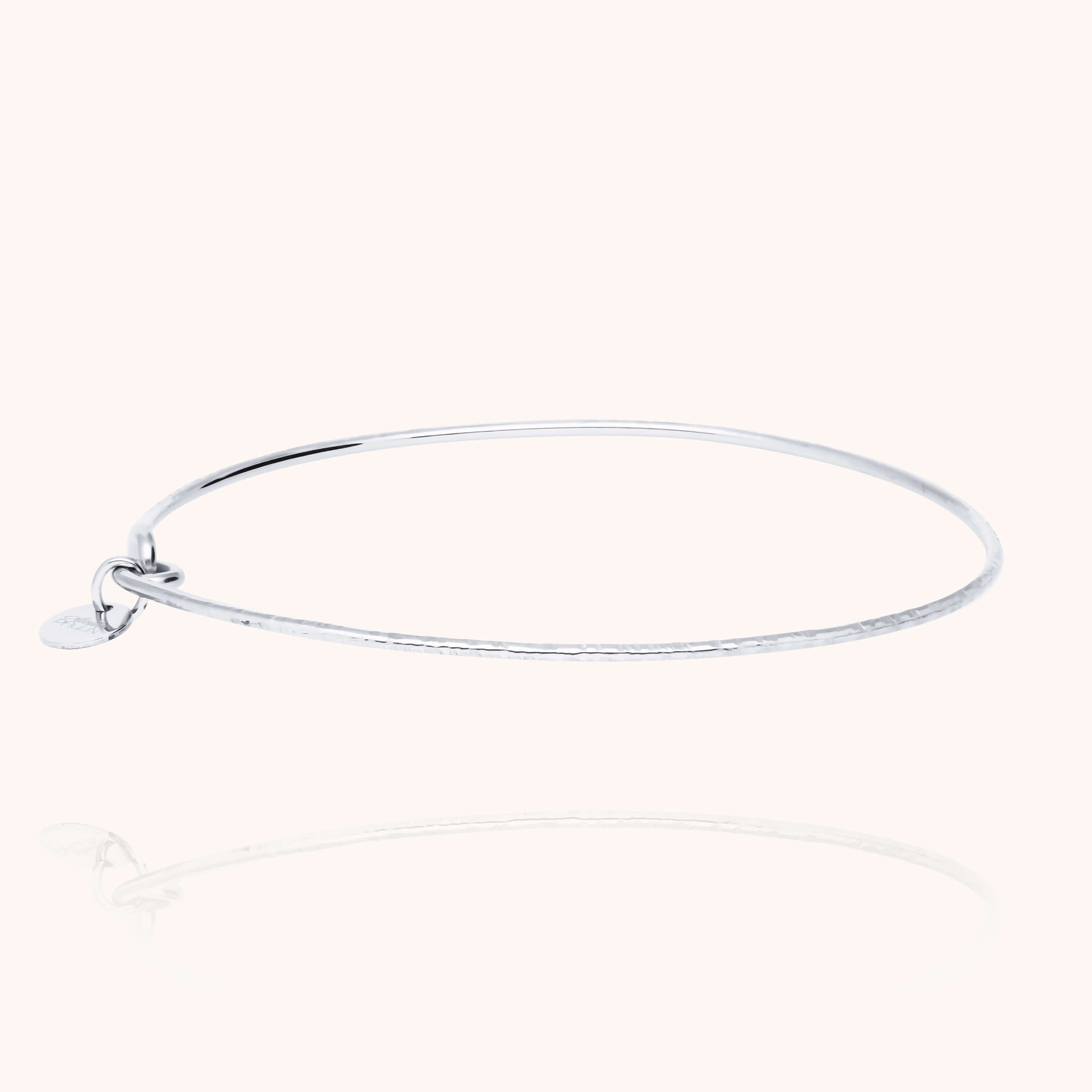 Bracelet O Martelé en argent sterling 925 — bijou fait main Atelier Paulin