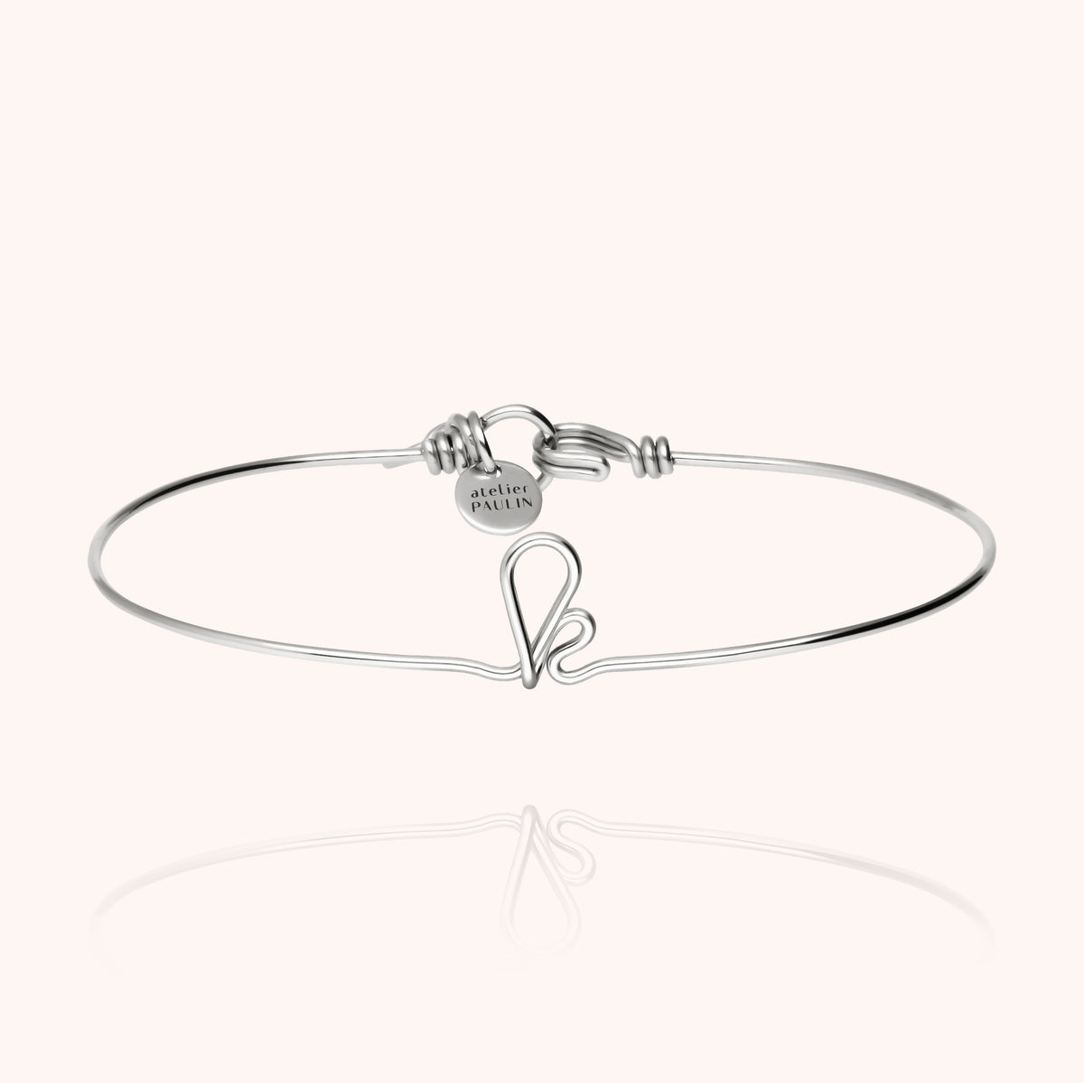 Armreif Original Initiale — handgefertigter Schmuck Armband Express-Lieferung