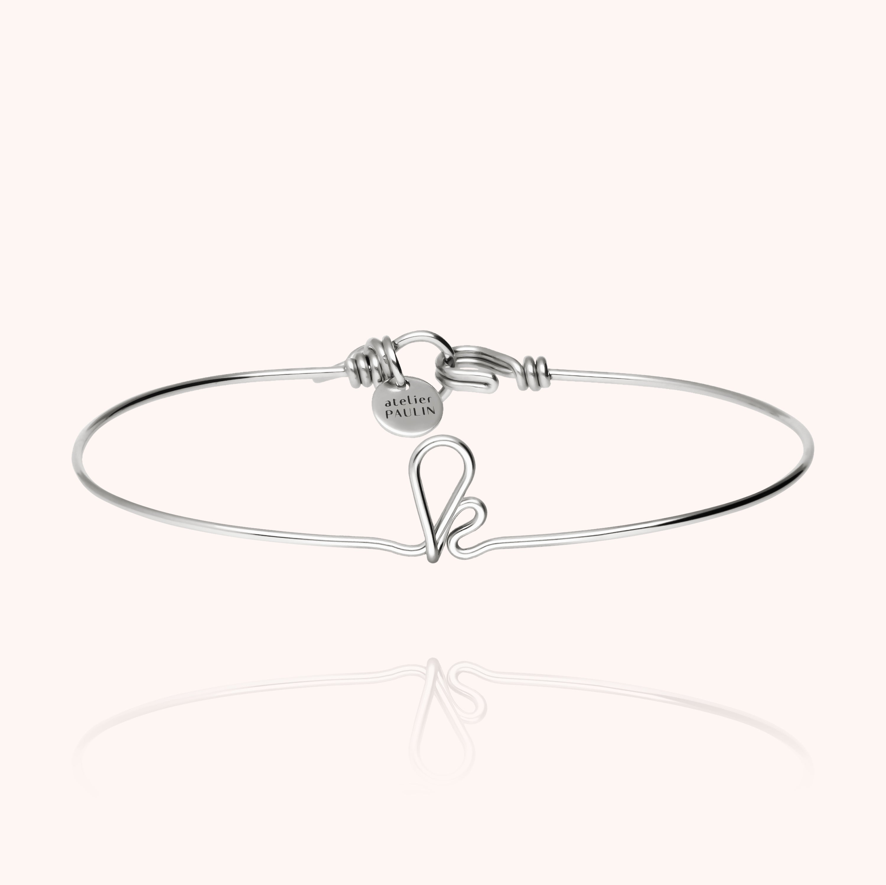 Bracelet Jonc Original Initiale — bijou artisanal bracelet livraison express