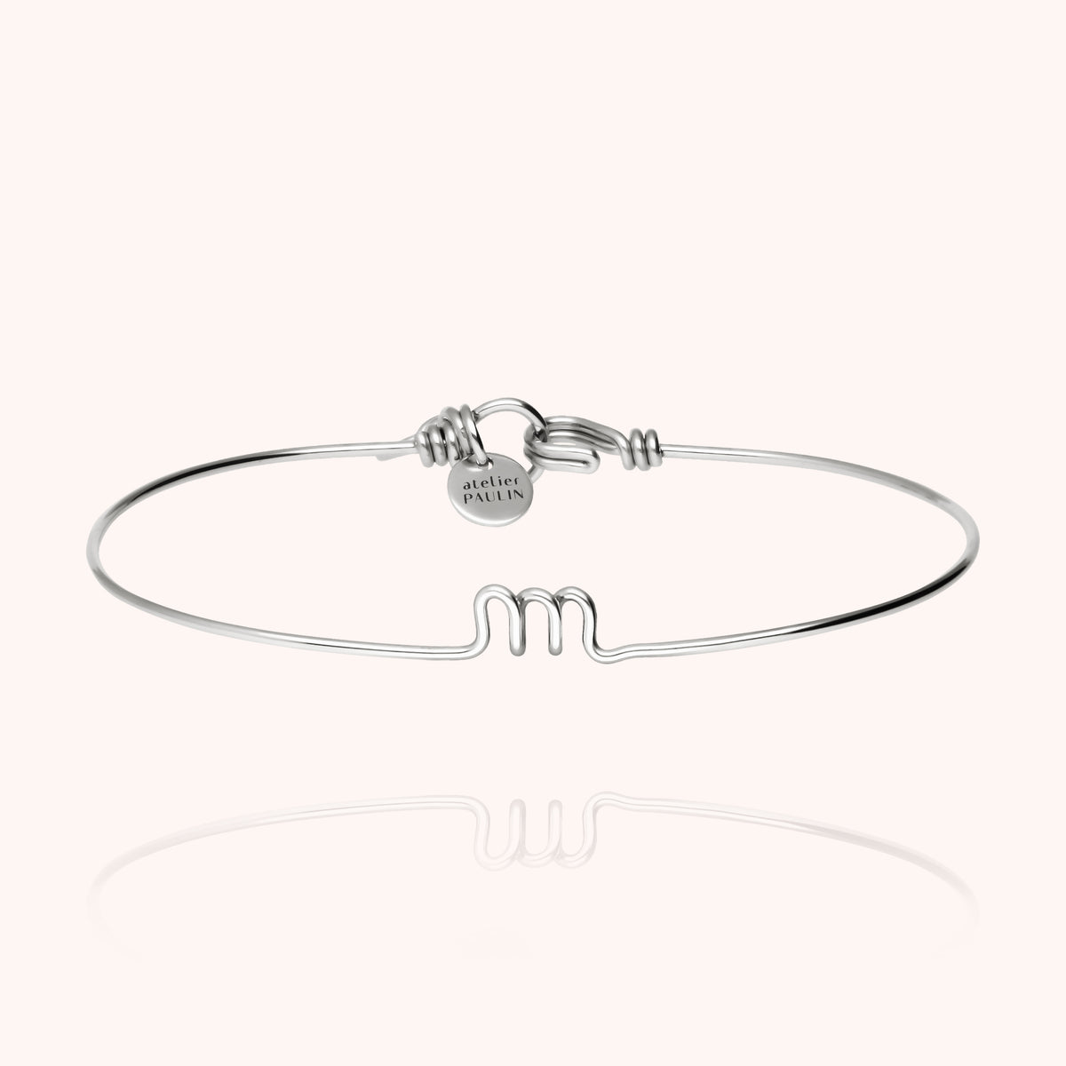 Armreif Original Initiale — von Hand gefertigtes Geschenk Paris