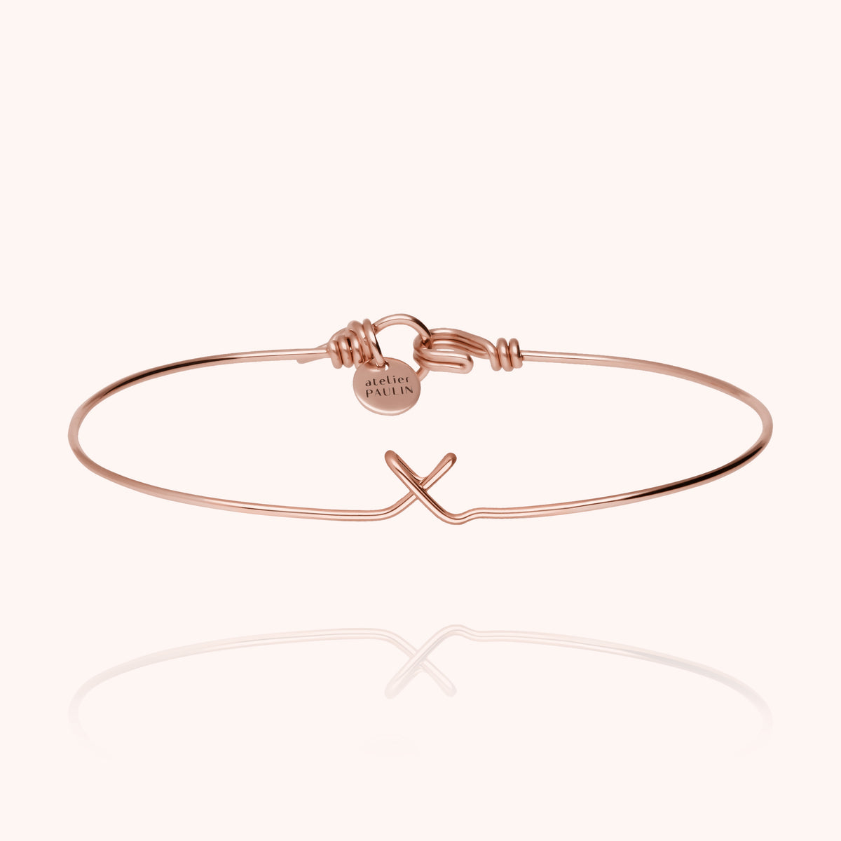 Bracciale Jonc Originale Iniziale, portato al polso