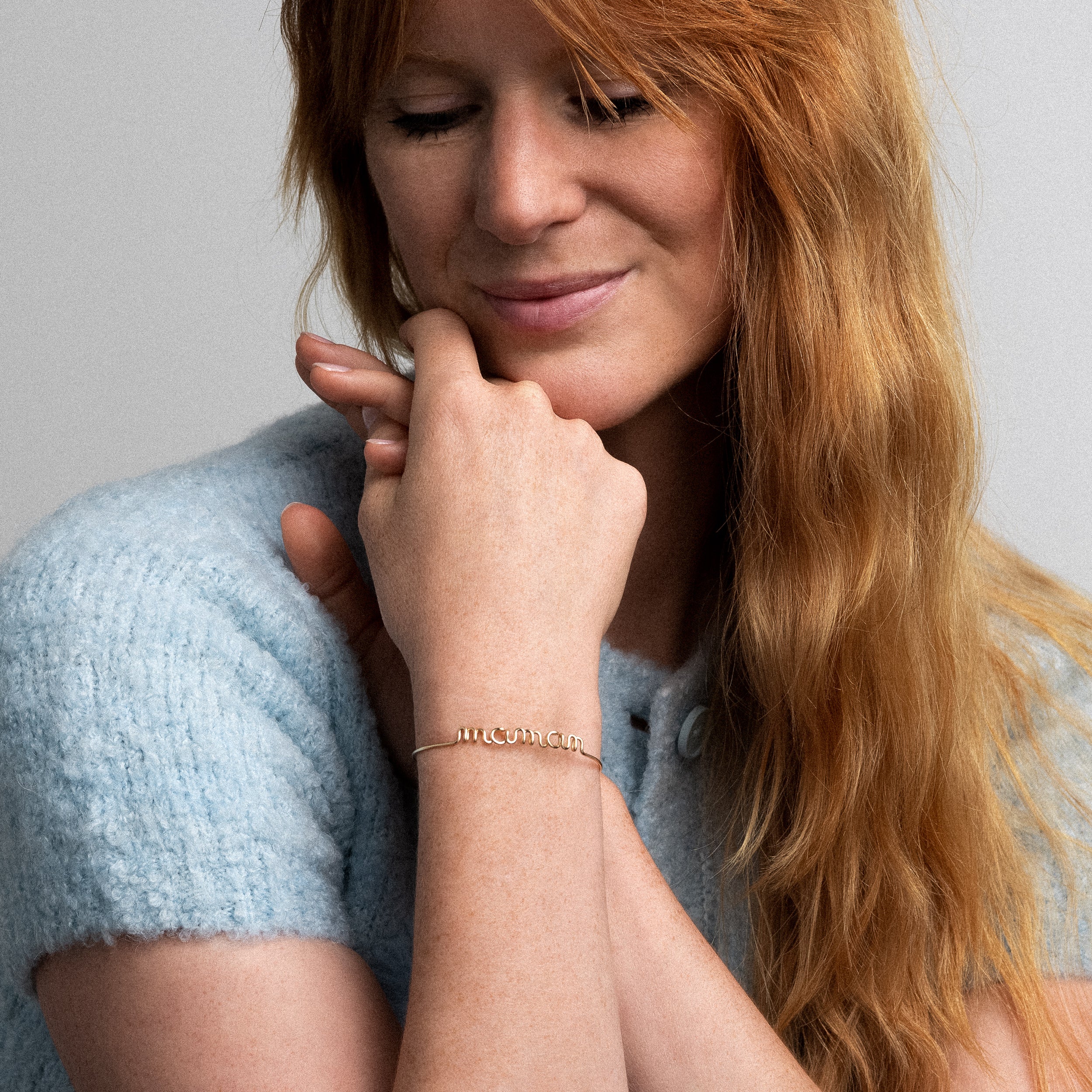 Braccialetto Originale Mamma - oro giallo laminato