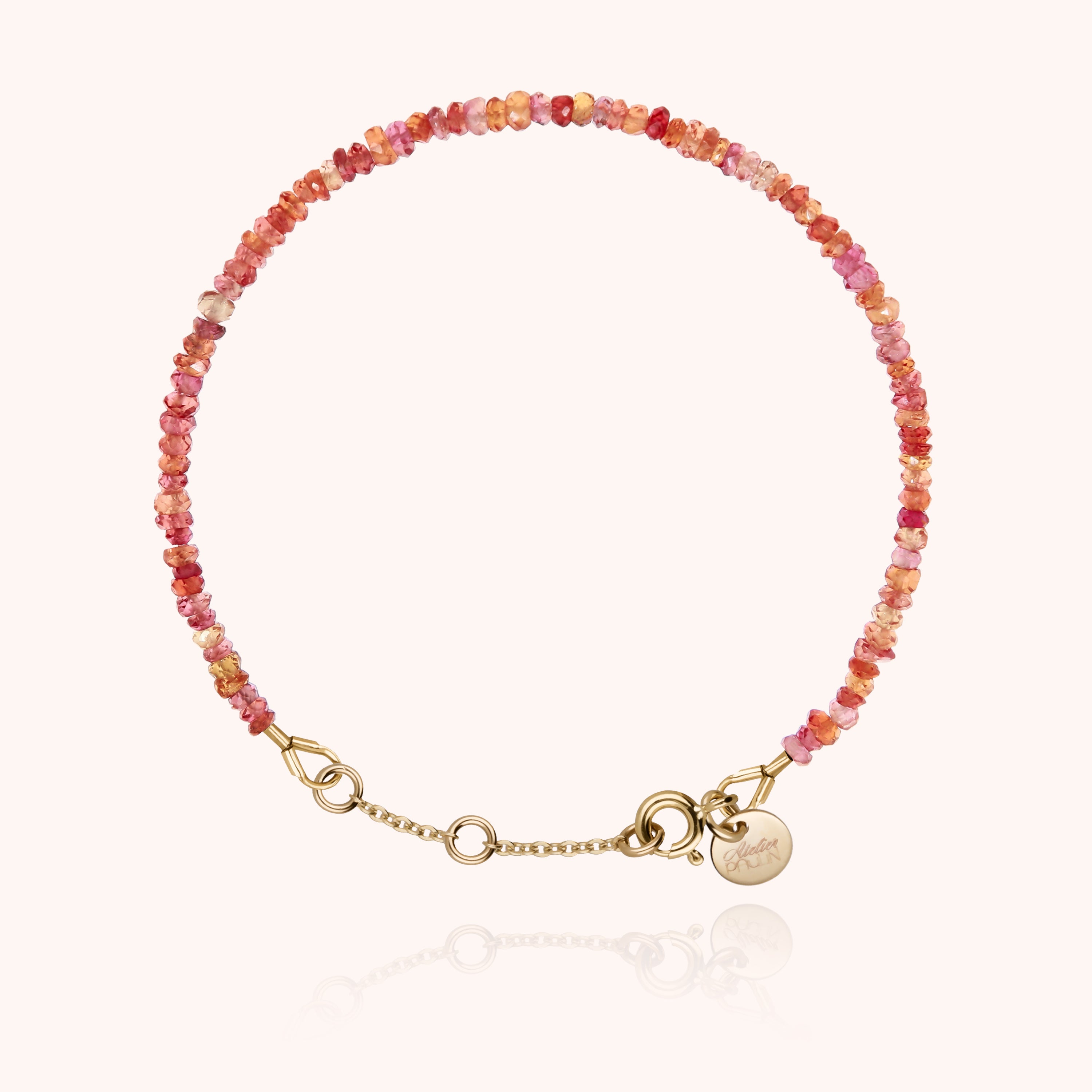 Bracciale Rivière Monocolore - zaffiro rosso
