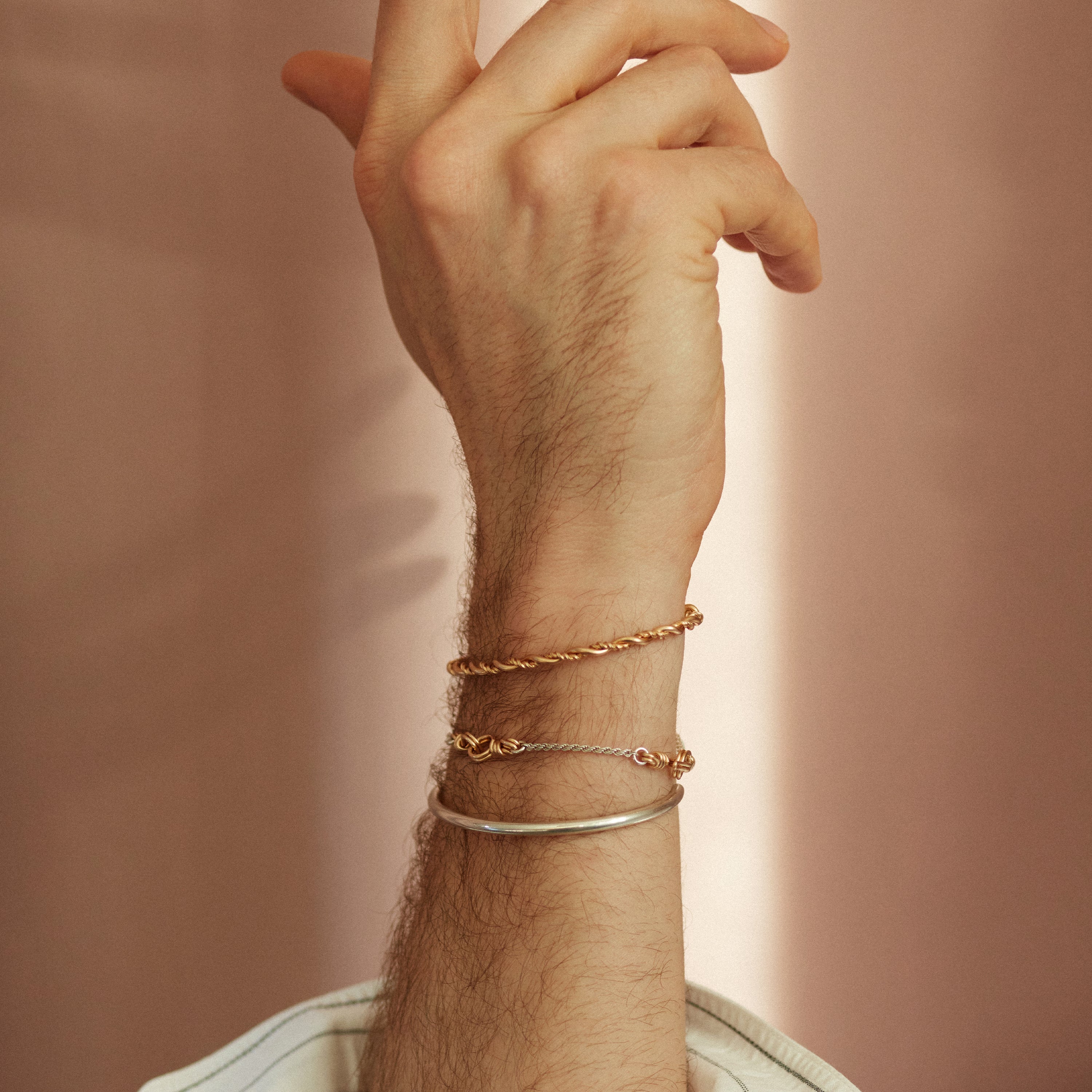 Bracelet O Cube - silver