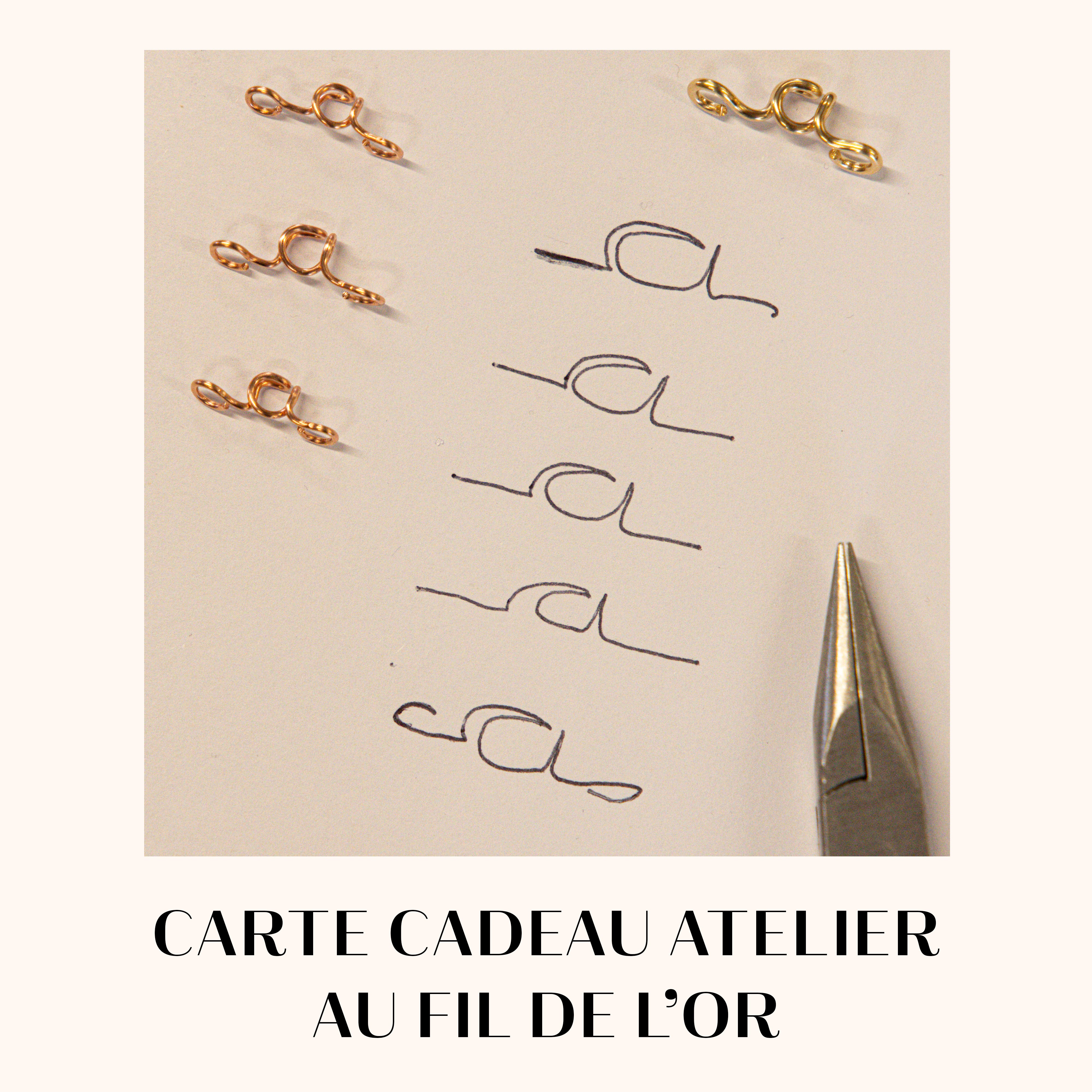 Workshop "Au Fil de l'Or" Gift Card