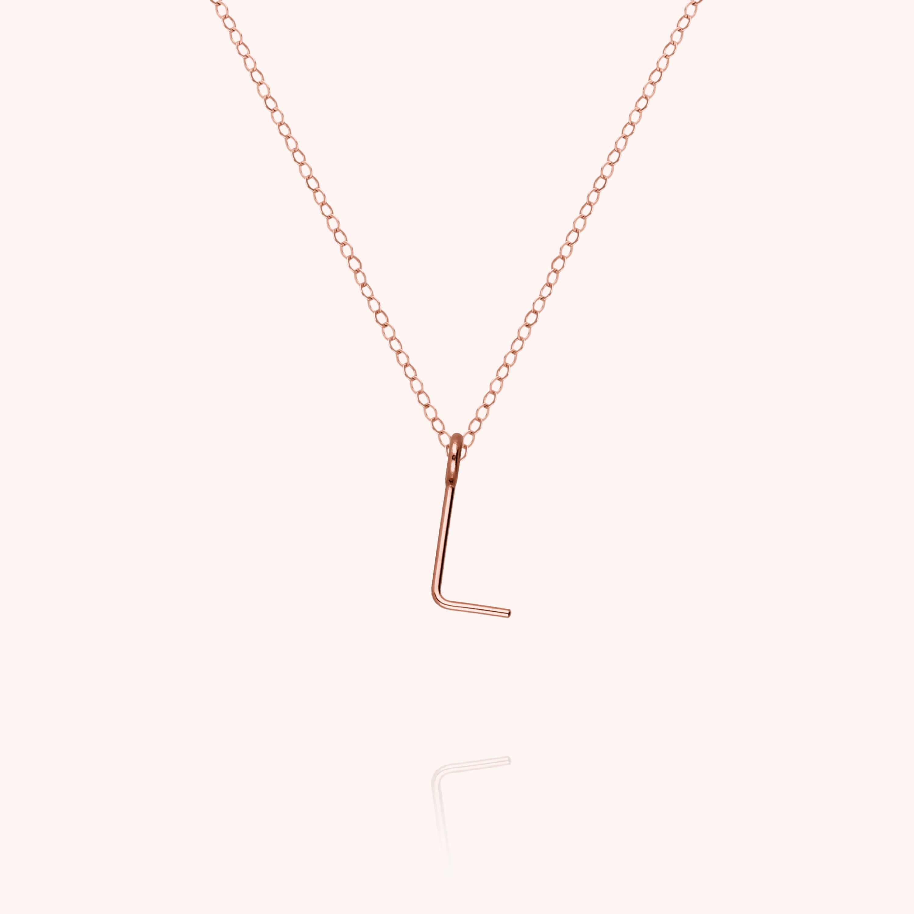 Collier Capital Initiale — cadeau de luxe fait main Paris