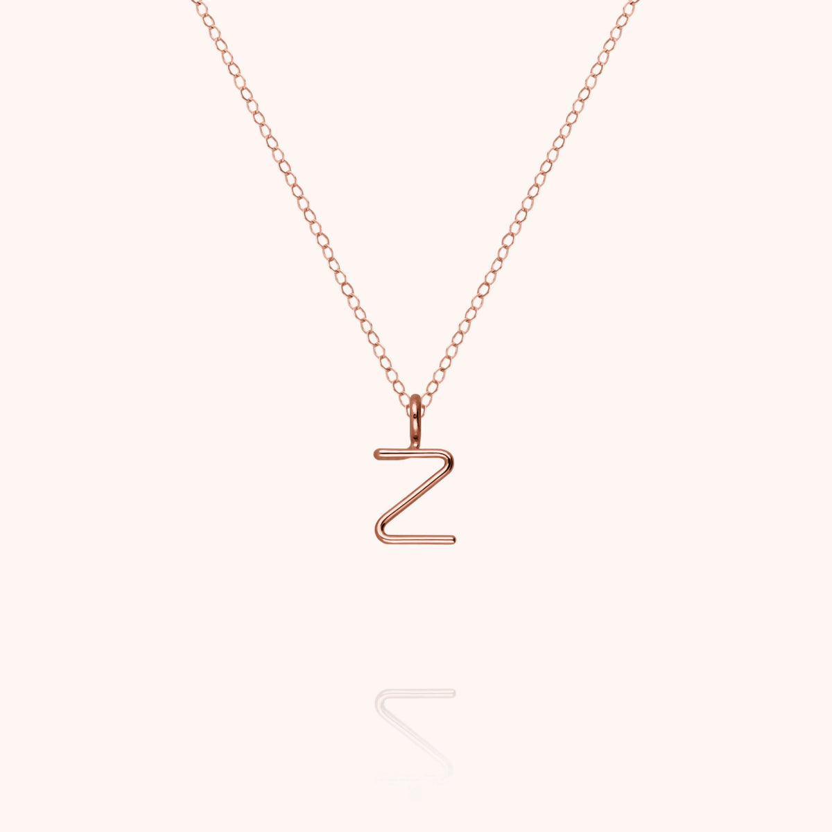 Kette Capital Initiale in 18K Roségold — sichere Lieferung aus Paris