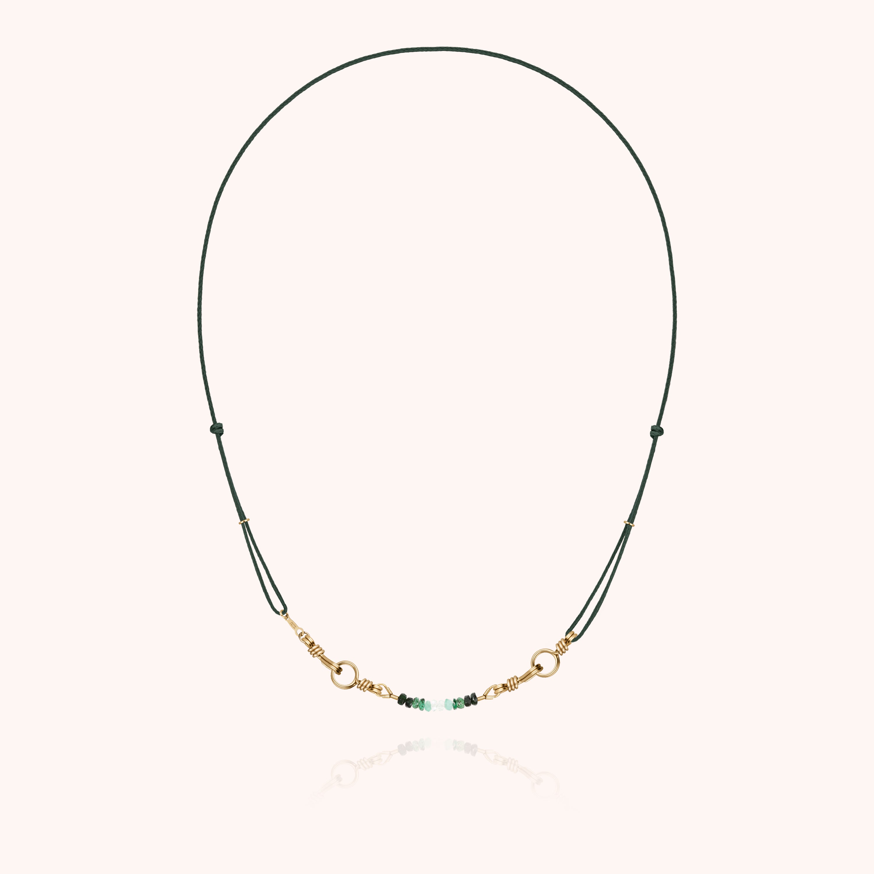 Coffret Cordon Attache moi - or jaune laminé