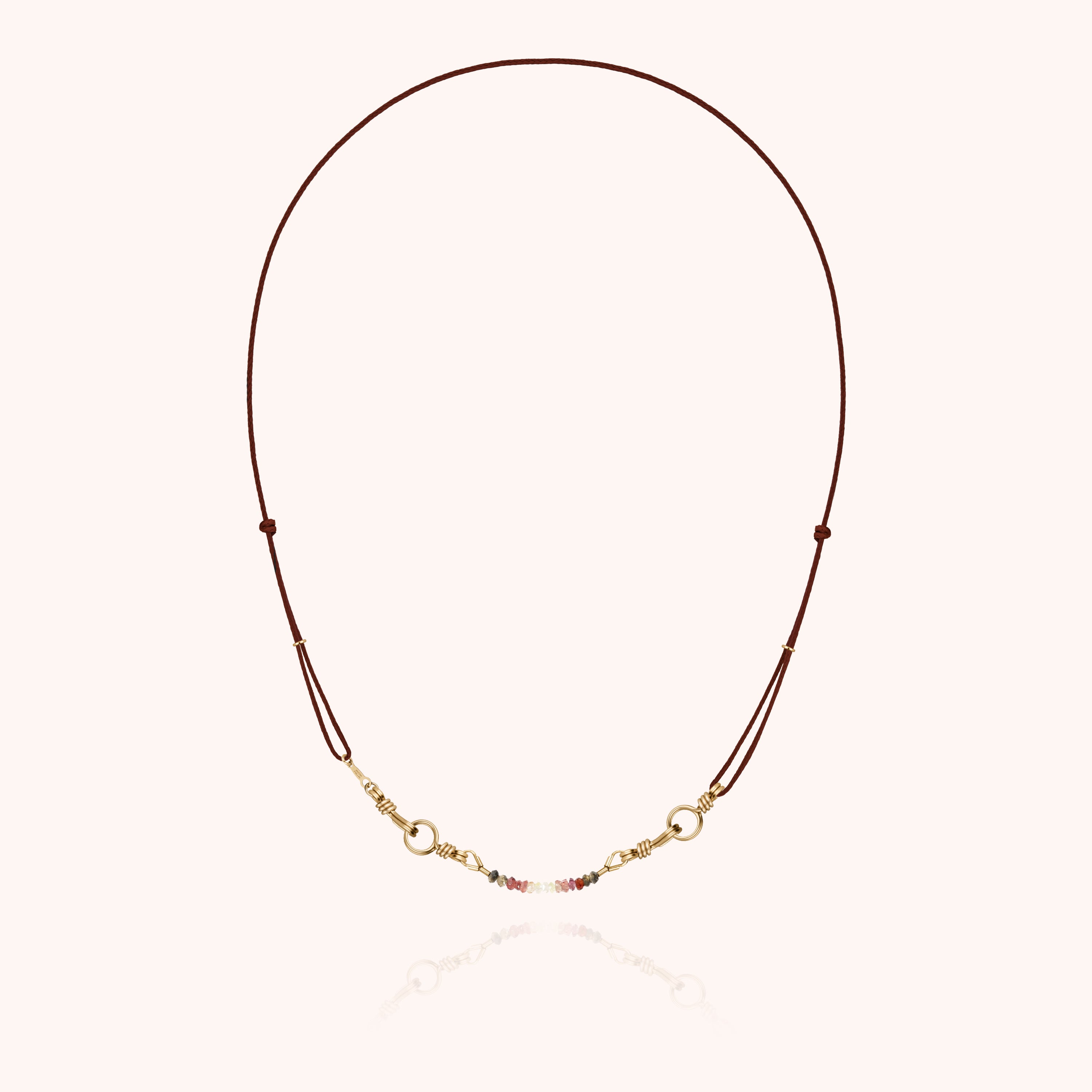 Coffret Cordon Attache moi - or jaune laminé