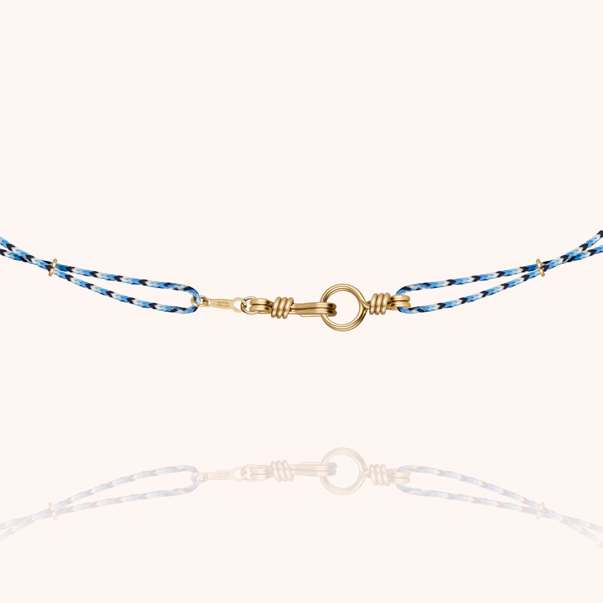 Slim Knot Cord Necklace Attache moi