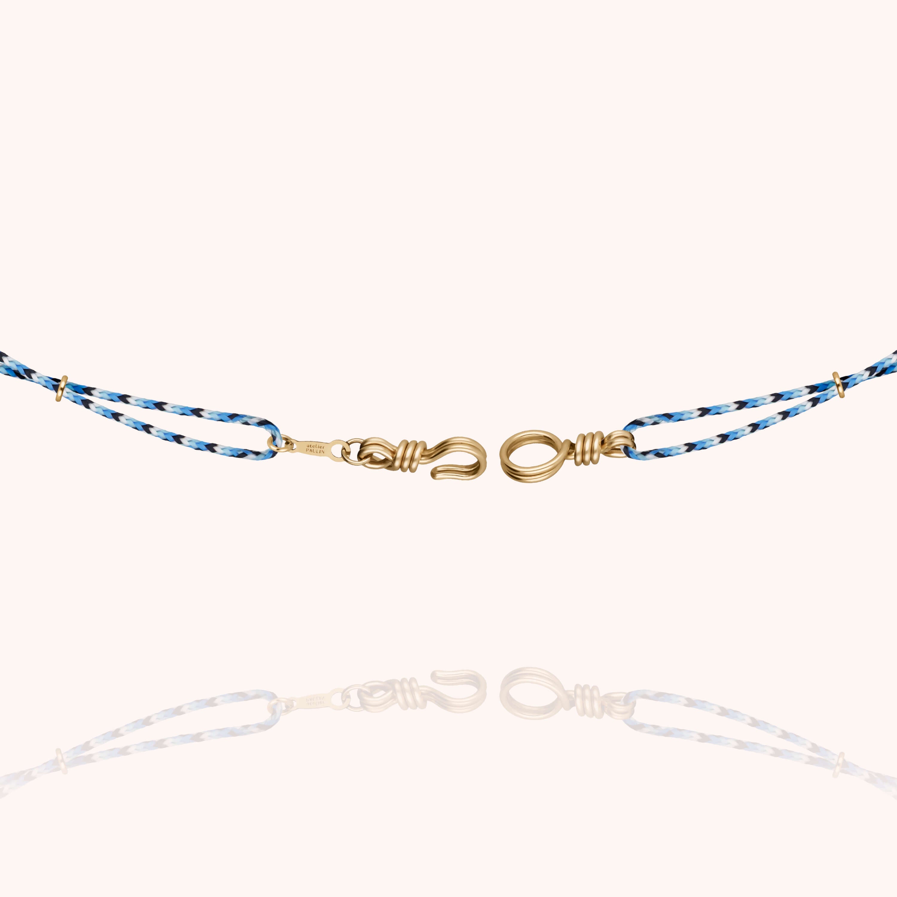 Collier Cordon Slim Knot Attache moi — cadeau de luxe fait main Paris