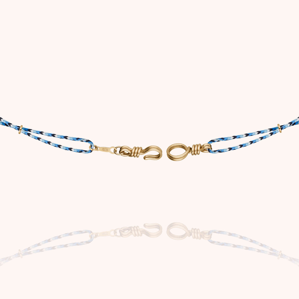 Slim Knot Cord Necklace Attache moi