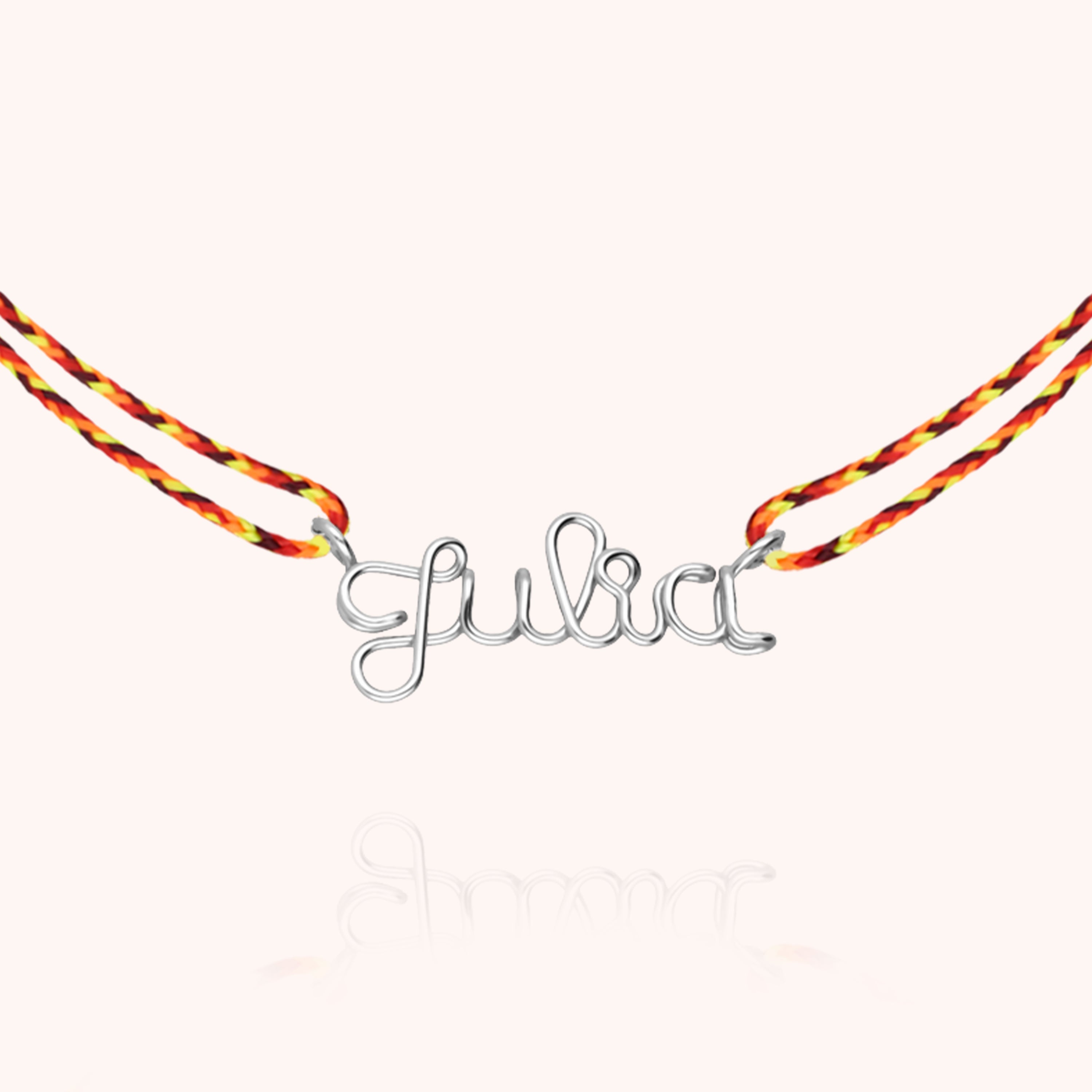 Collier Cordon Slim Knot Personnalisé personnalisable — cadeau unique et personnalisé