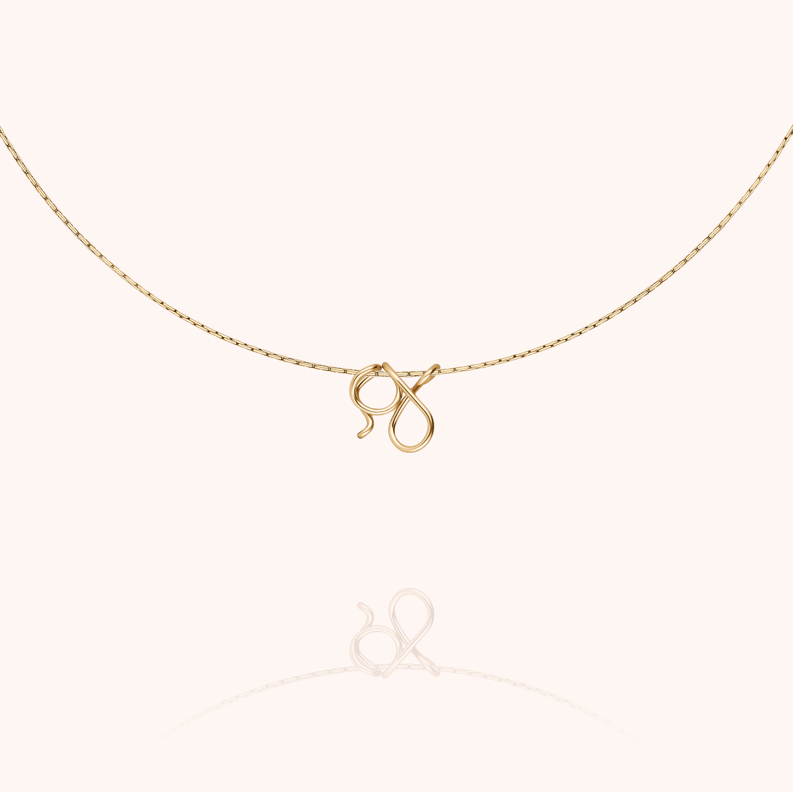 Collier Original Initiale — cadeau de luxe fait main Paris