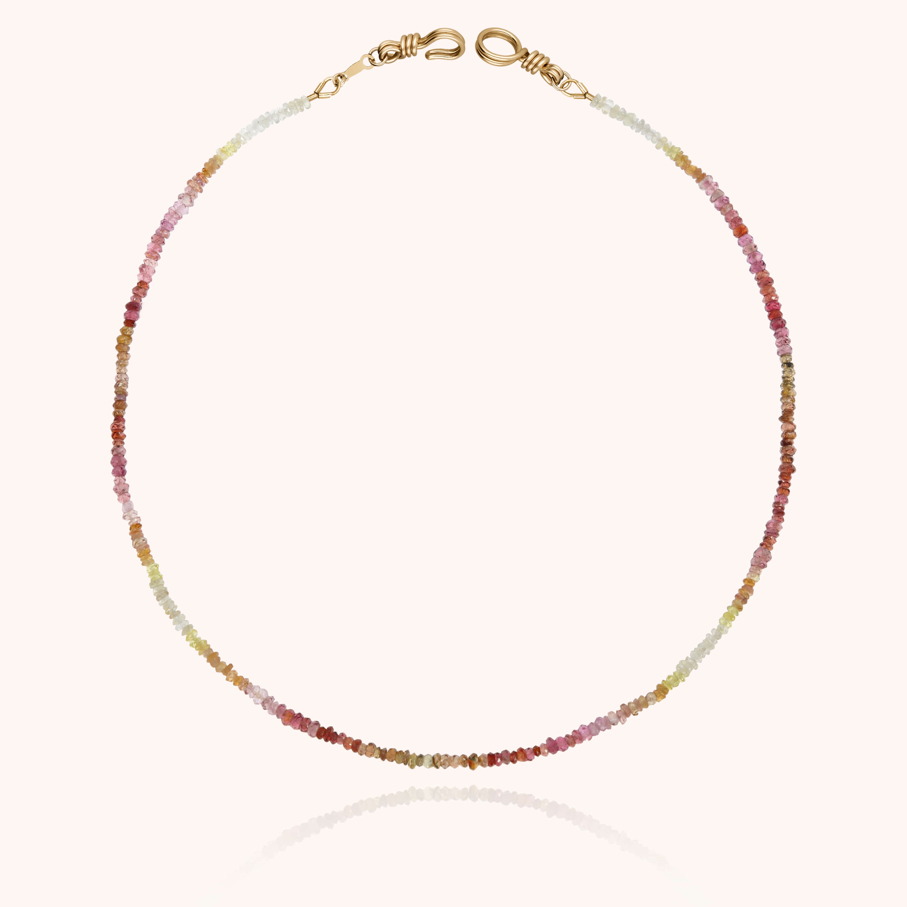 or jaune laminé - saphir fauve