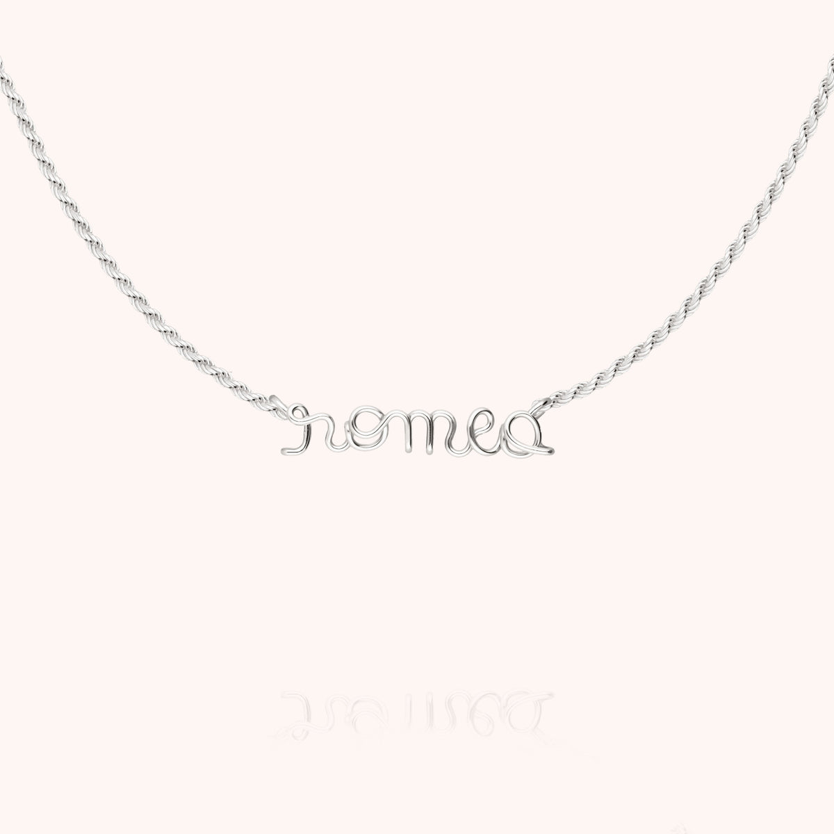 Kette Richelieu Rope-Kette personalisiert aus 925 Sterlingsilber — von Hand gefertigtes Schmuckstück Atelier Paulin