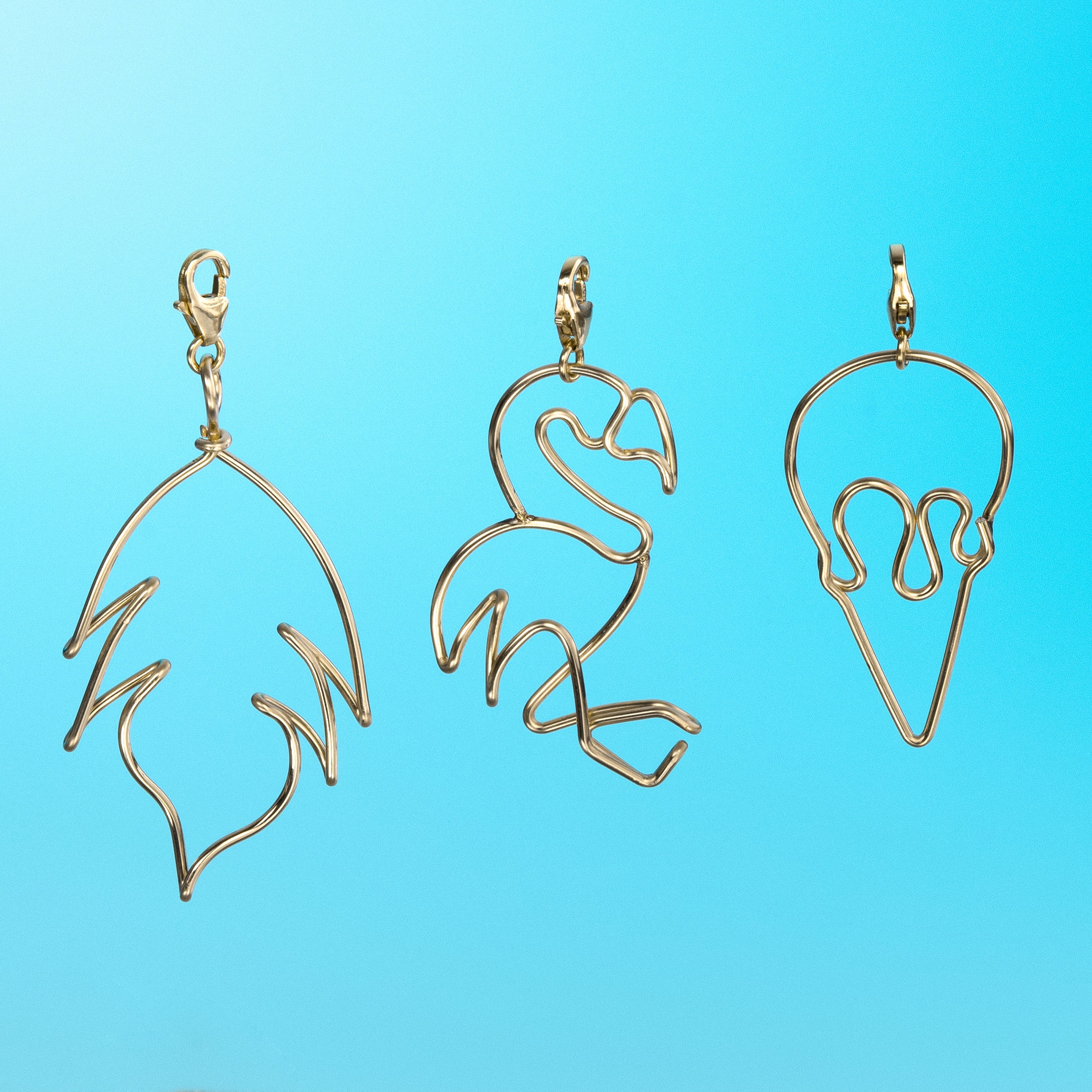 Big Locket Charms Flamingo charm porté en pendentif — expédition rapide et sécurisée