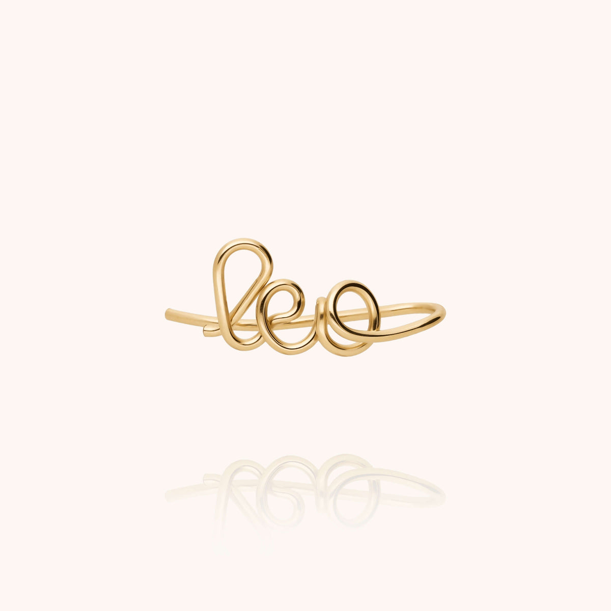 Original Personalized Ear Cuff in 14k yellow gold-filled wire