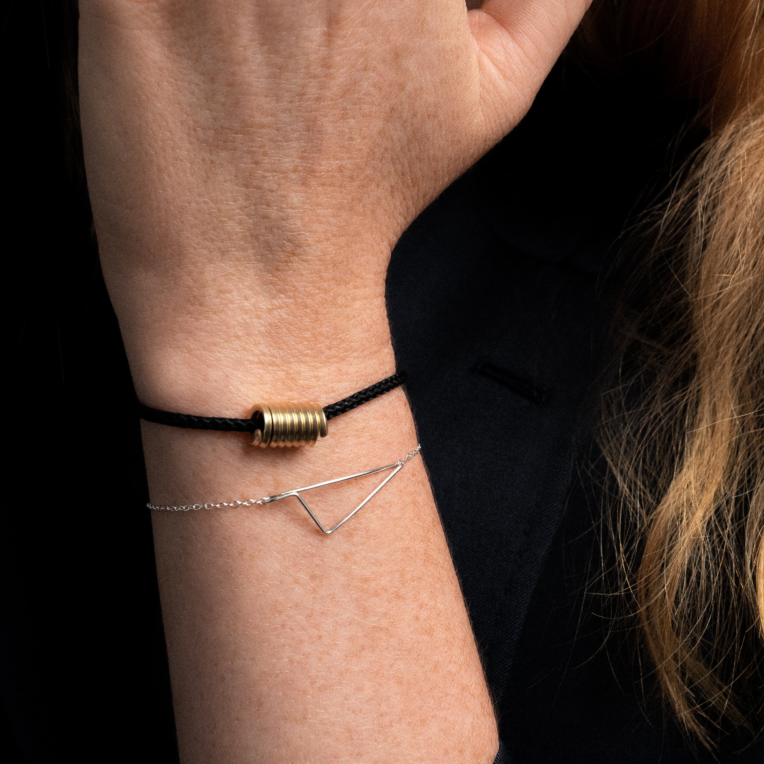 Bracelet Cordon Matt en or jaune laminé — bijou durable garanti à vie