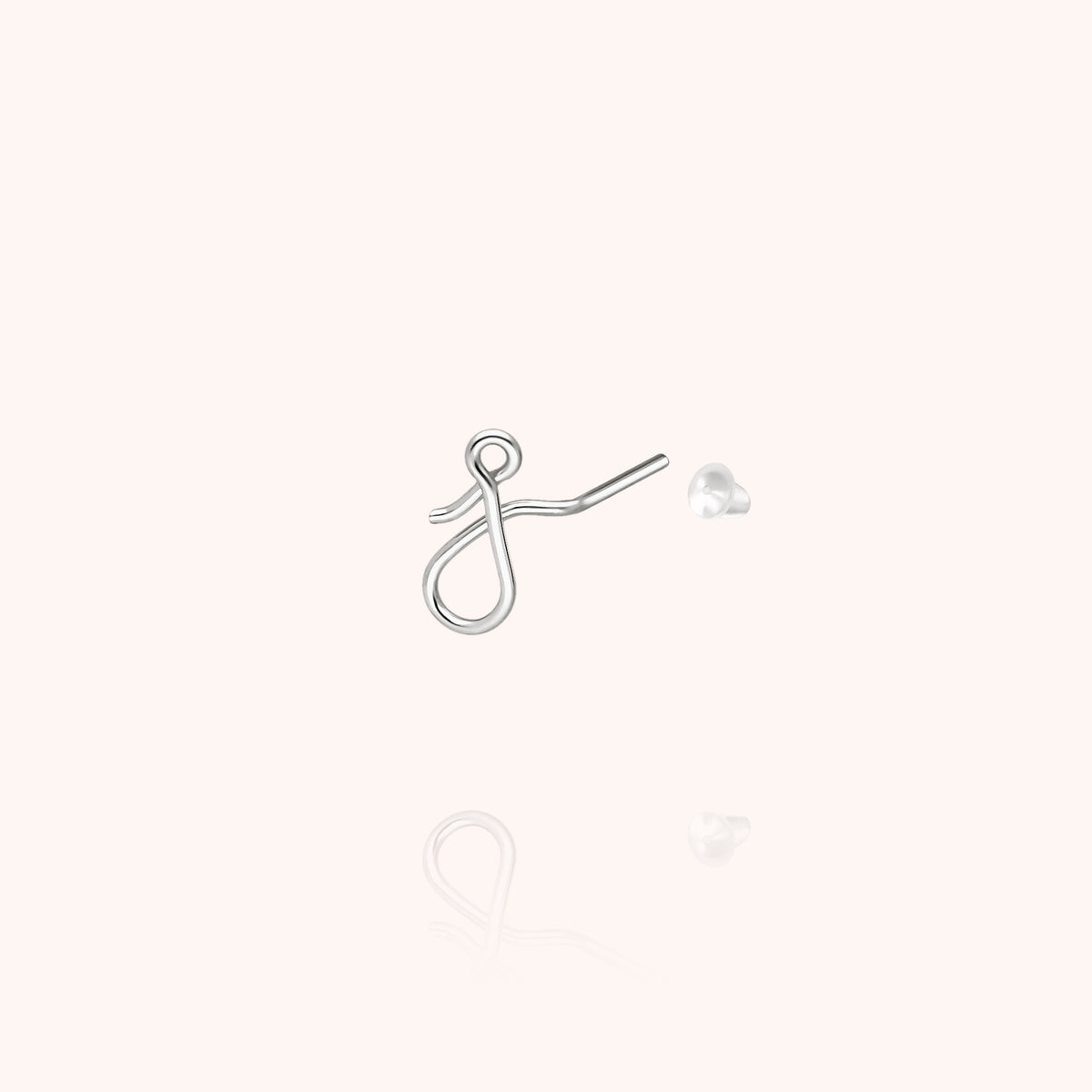 Originaler Ohrstecker Initiale aus 925 Sterlingsilber — personalisierbare Ohrringe Atelier Paulin