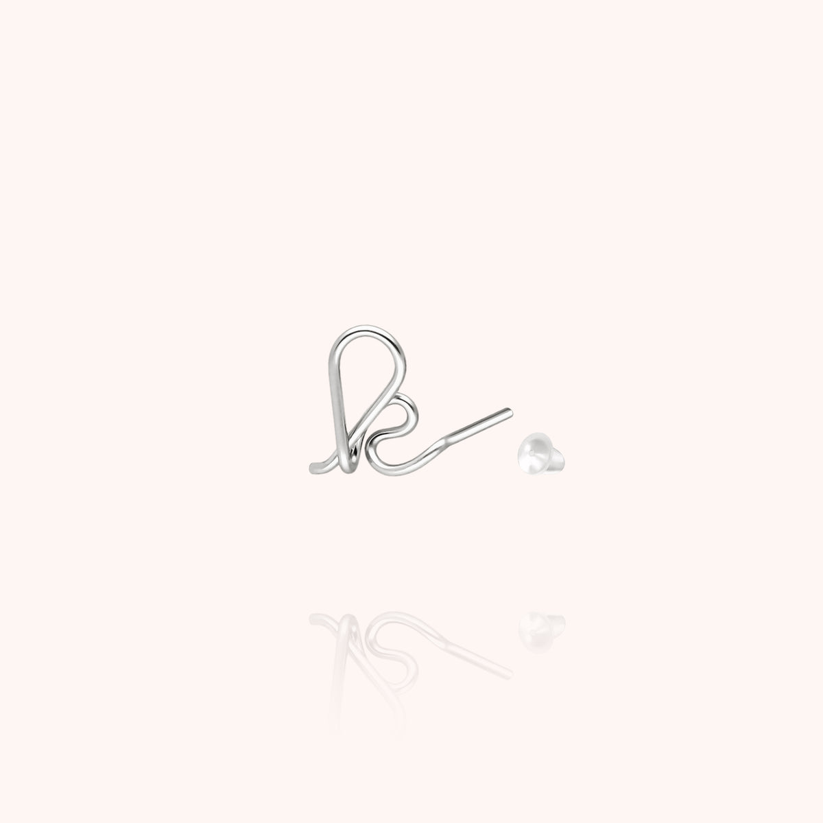 Originale Puce d'Oreille Initiale — handgefertigter Schmuck Ohrringe Expresslieferung