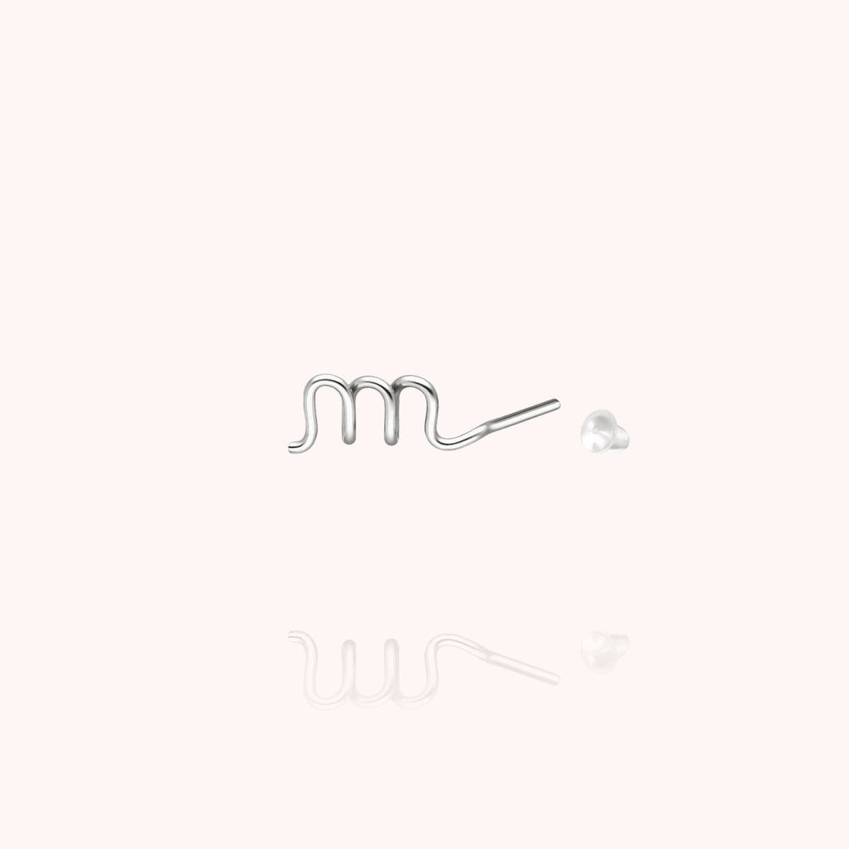 Ohrstecker Original Initiale — von Hand gefertigtes Geschenk Paris