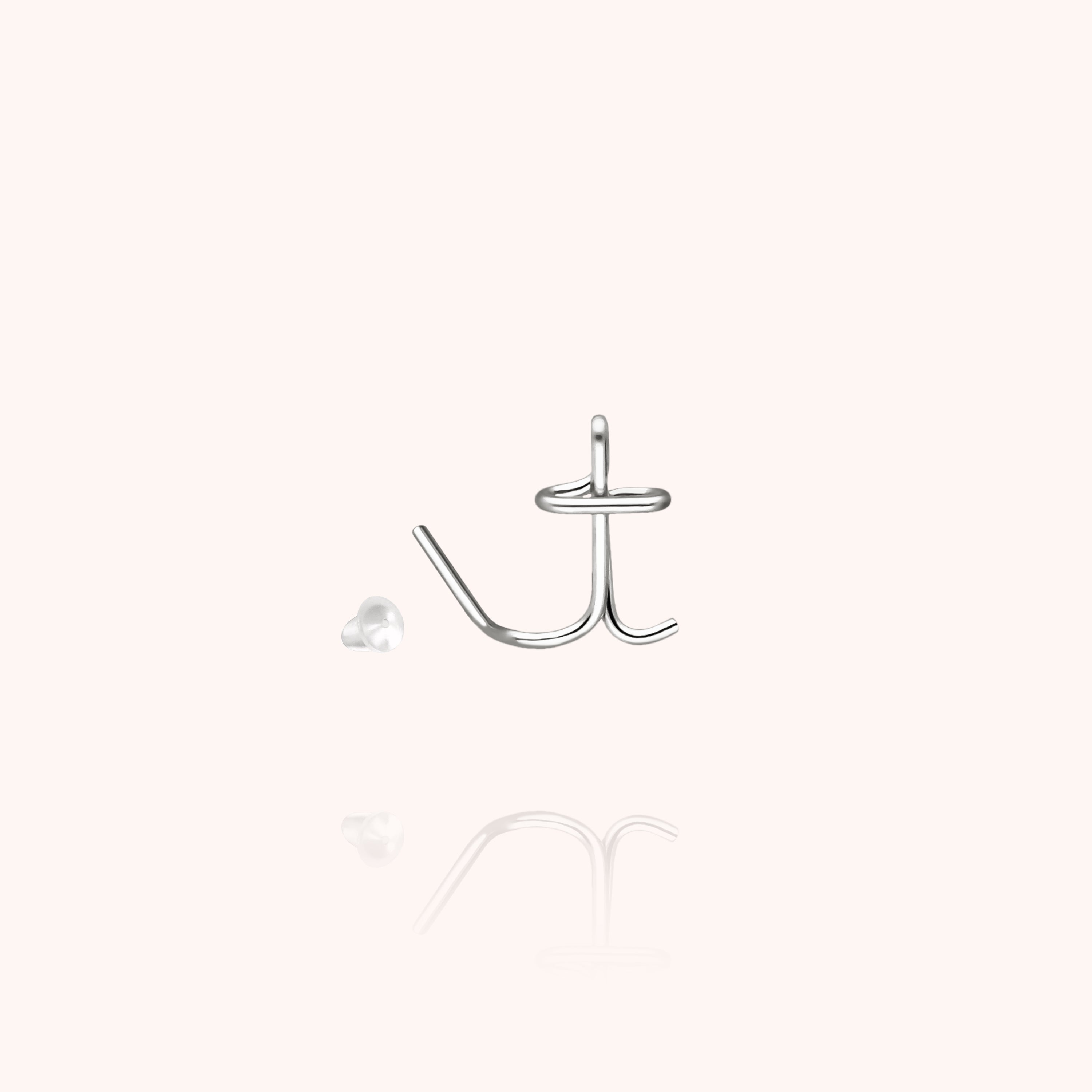 Puce d'Oreille Originale Initiale — bijou artisanal boucles d'oreilles livraison express