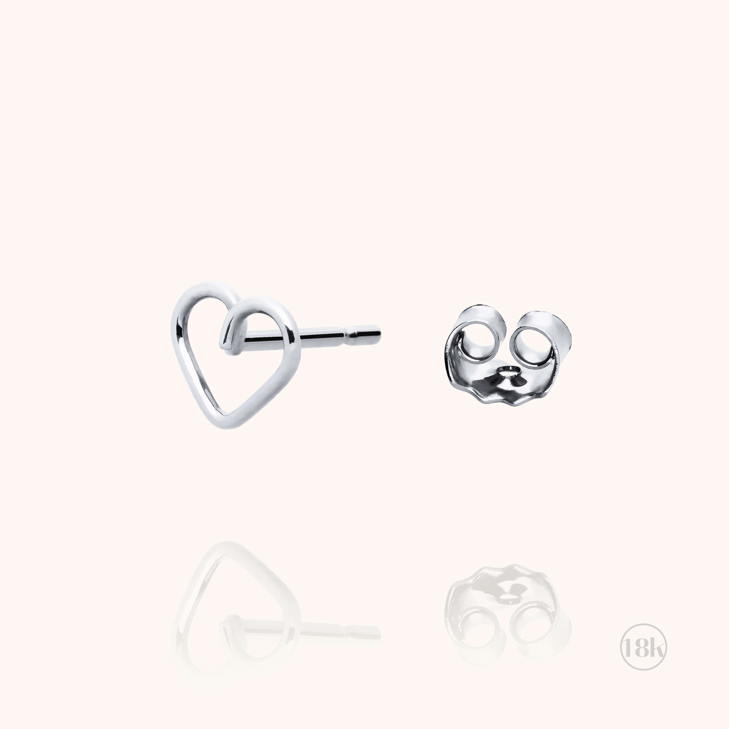 Puce Coeur Individuelle — bijou artisanal boucles d'oreilles livraison express