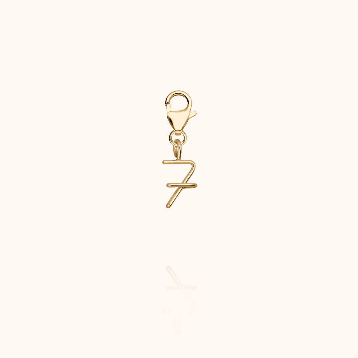 Small Locket Lucky Charms - Glückszahl 7 — von Hand gefertigtes Schmuckstück