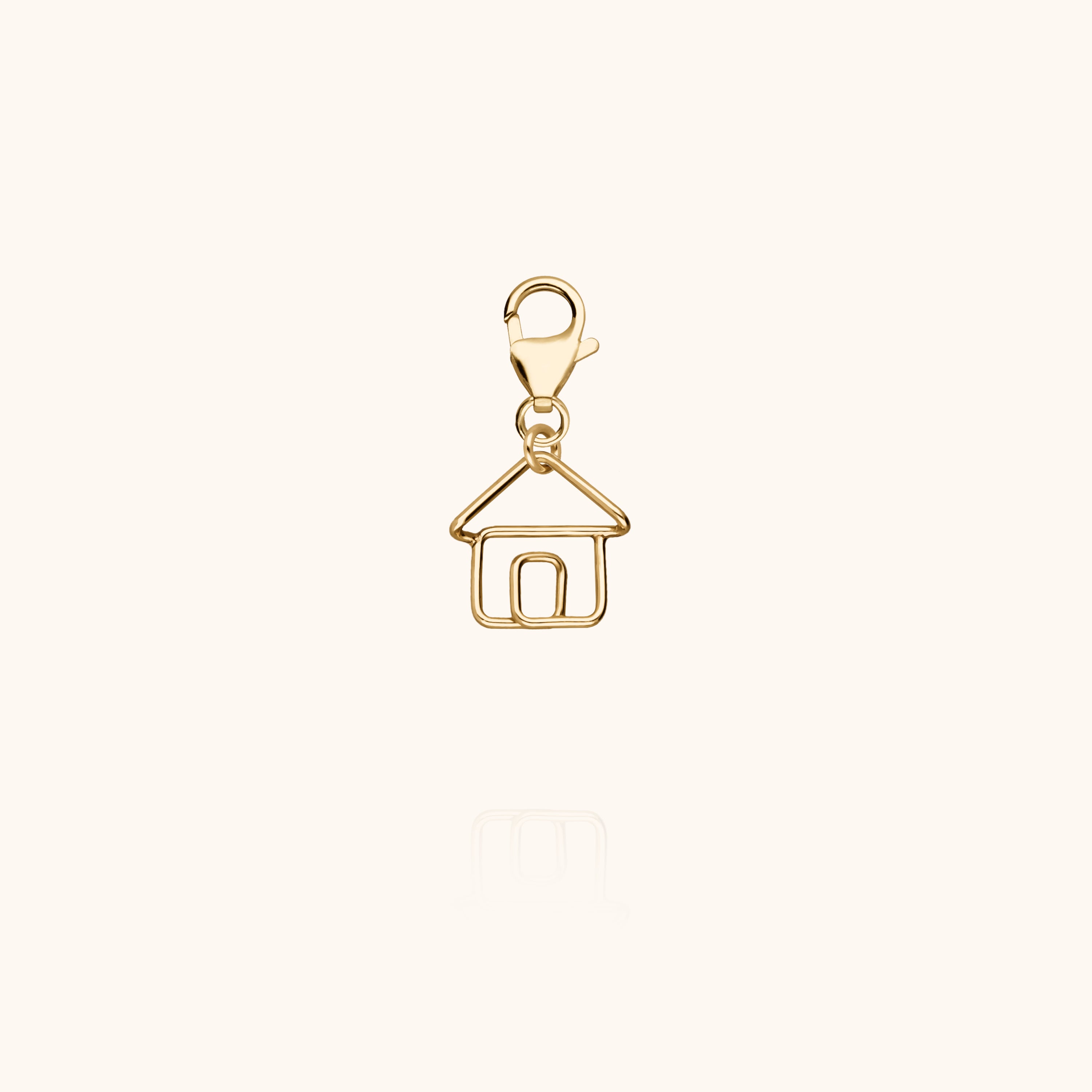 Small Locket Lucky Charms - tiny house — bijou artisanal fait main