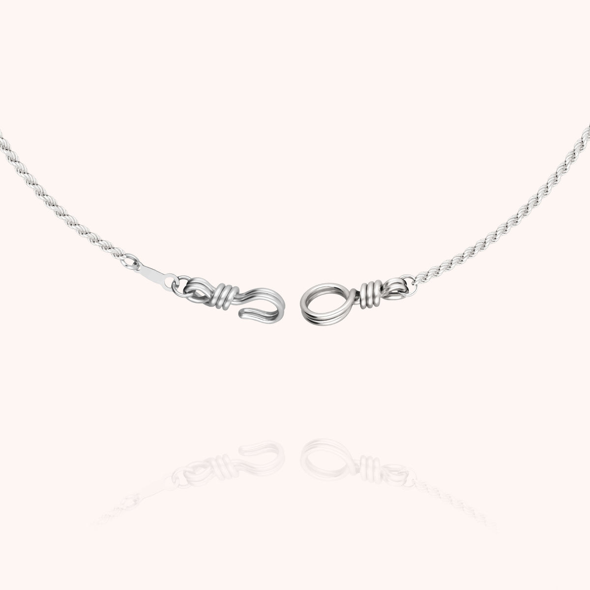 Kette Rope-Kette Attache moi aus 925 Sterlingsilber — langlebiger Schmuck mit lebenslanger Garantie