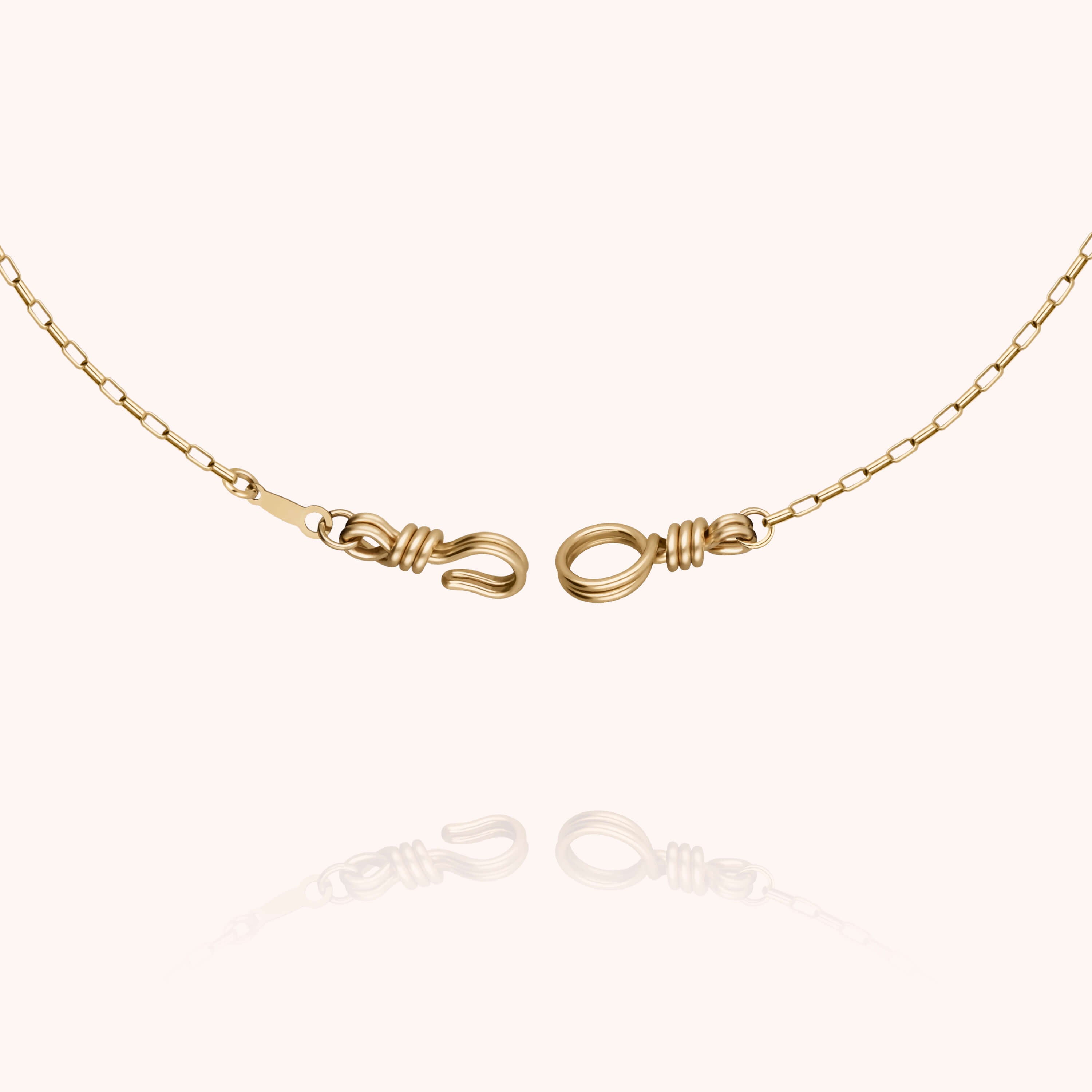 Collier Chaîne Rectangle Attache moi — cadeau unique et personnalisé