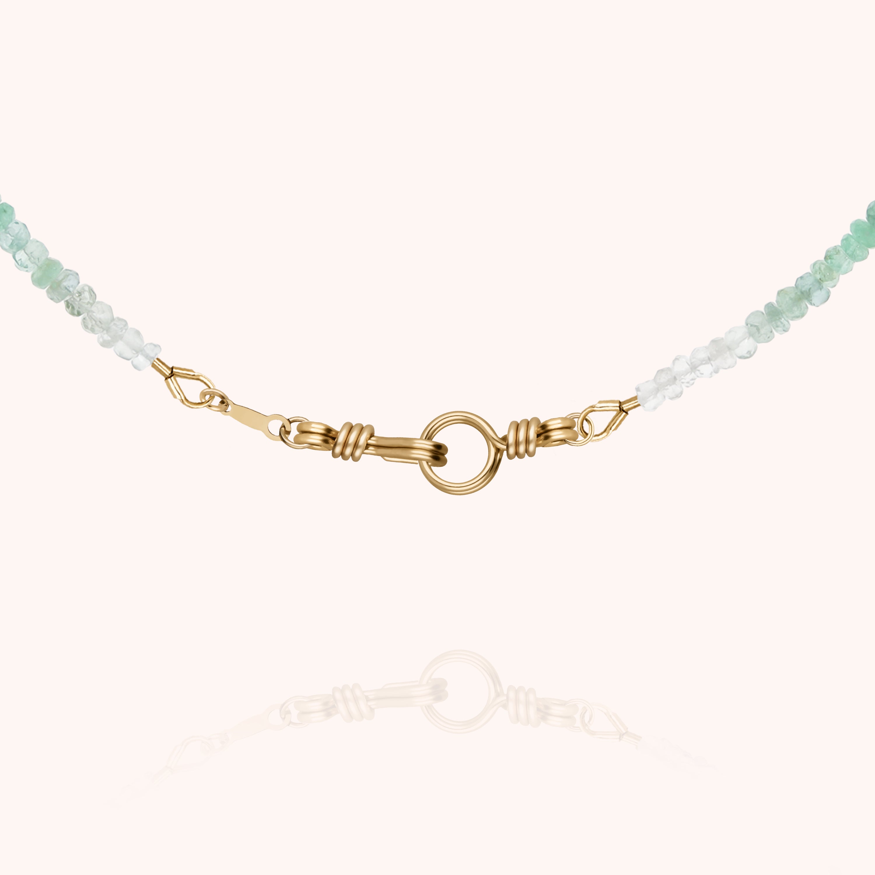 or jaune laminé - émeraude