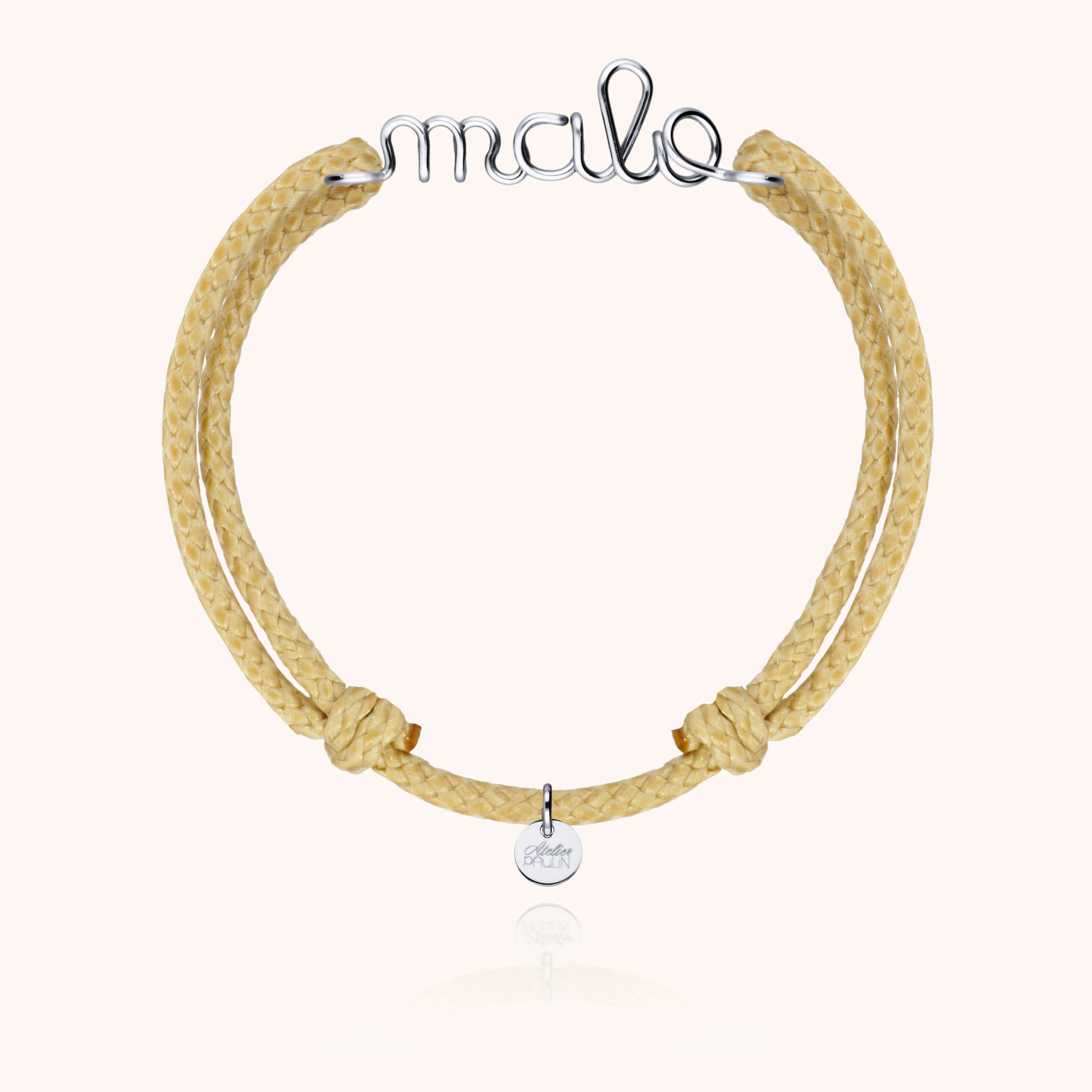 argent sterling - beige naturel