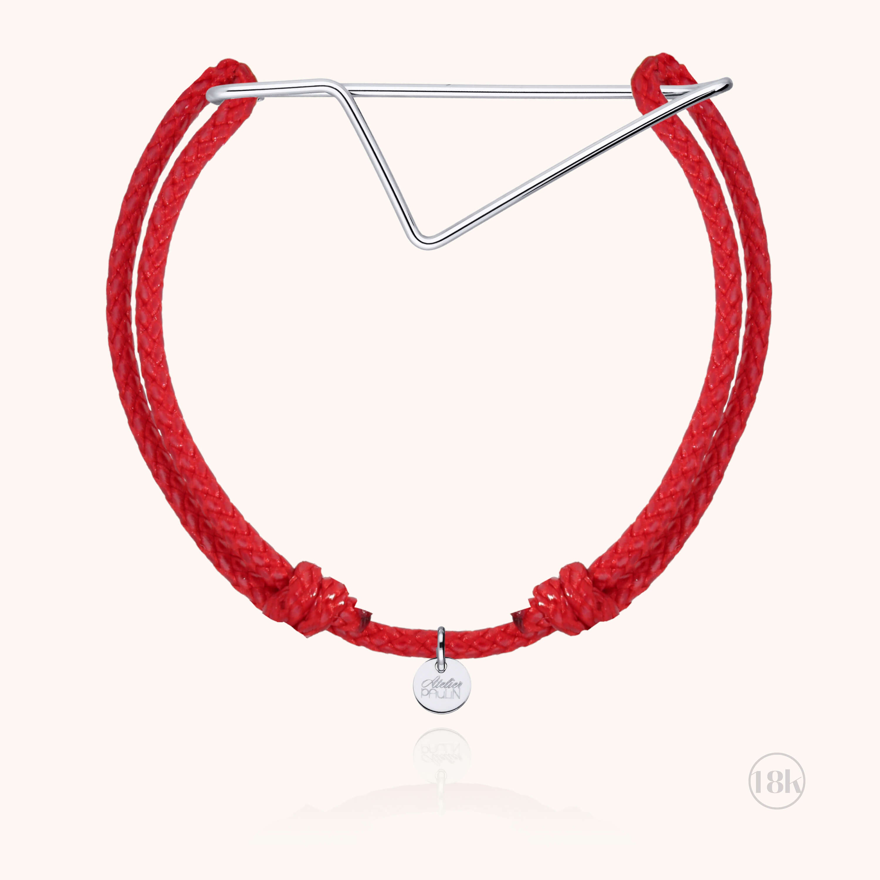 Bracelet cordon élégant homme argent 925 anniversaire homme Atelier Paulin - argent sterling - homme