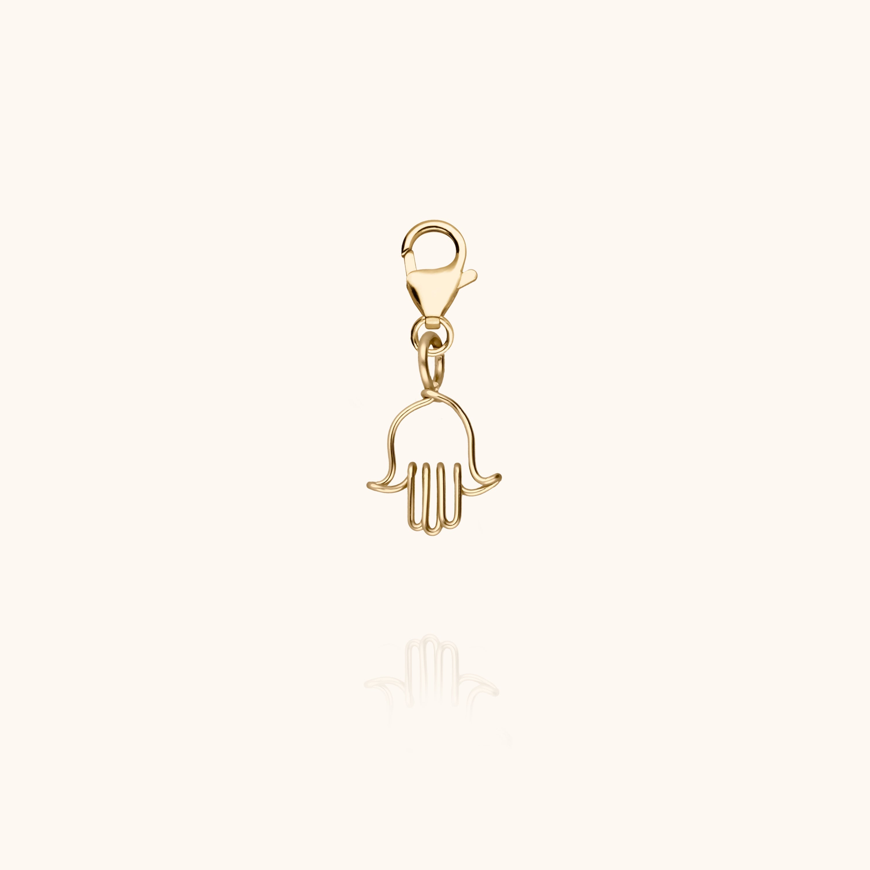 Small Locket Symbolic Charms - main de Fatma — bijou fait main Atelier Paulin