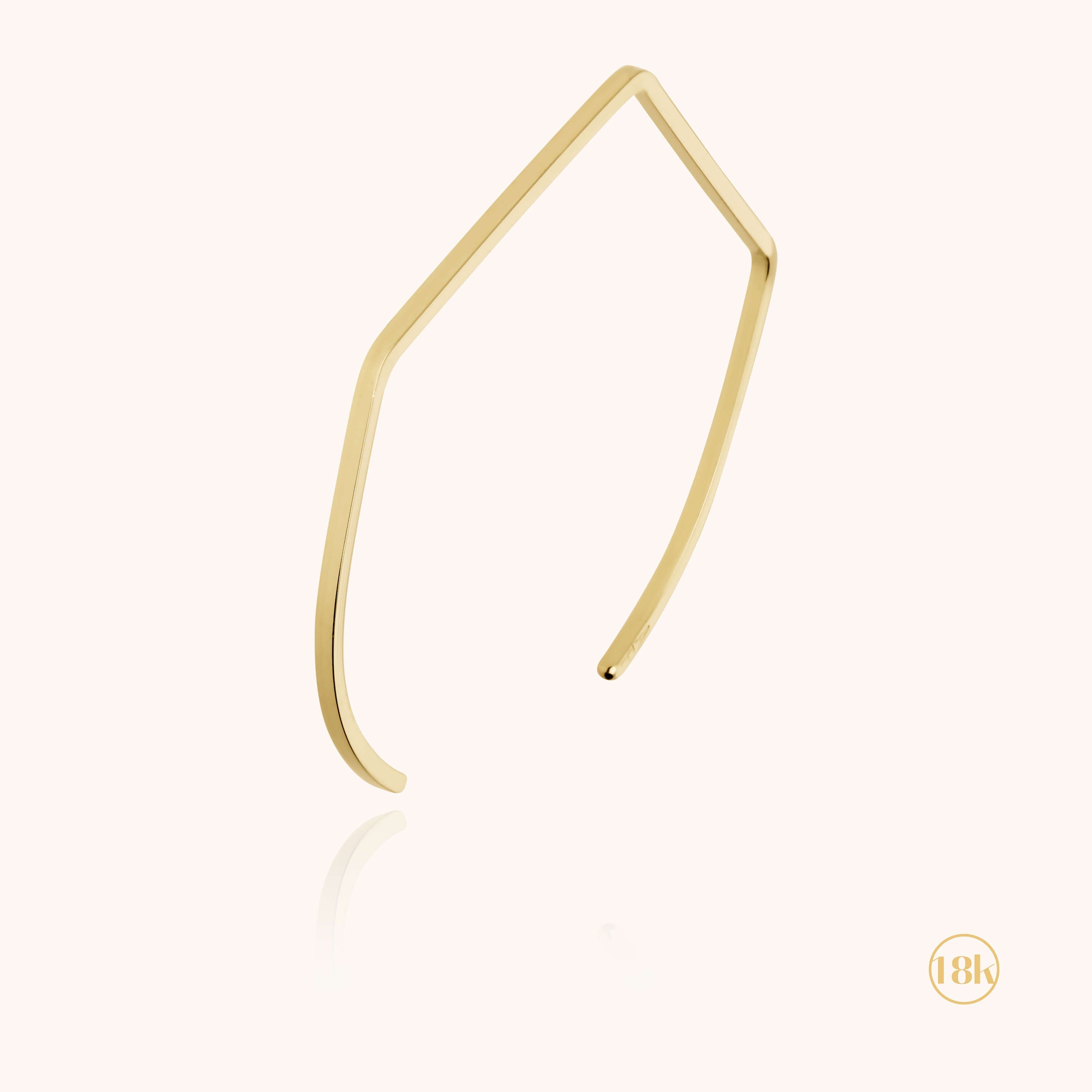 Bracelet Epsilon Squared Pure - vermeil — fabriqué à la main à Paris