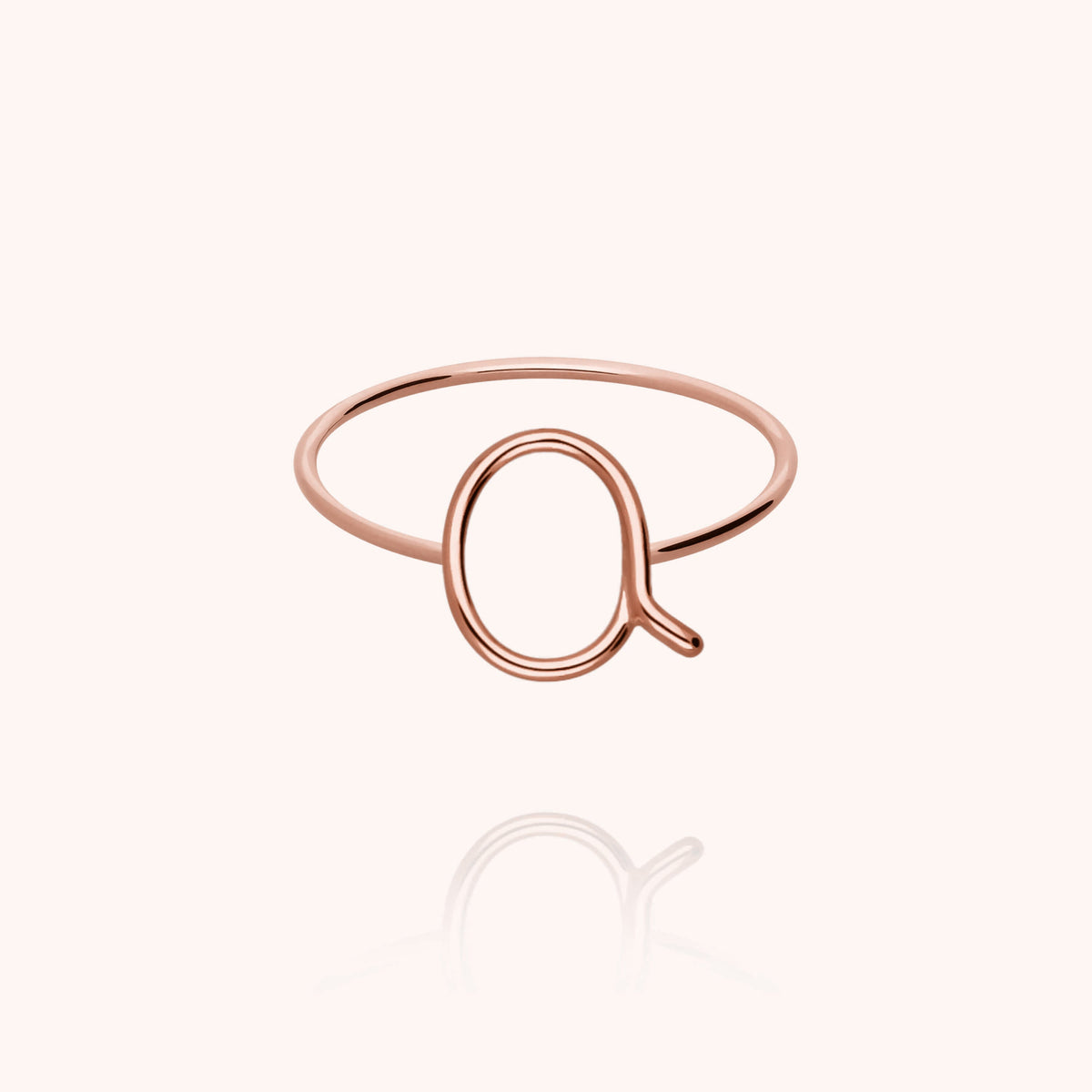 Ring Capitale Initiale aus 18K Roségold — sichere Sendung aus Paris
