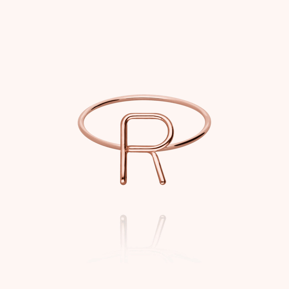 Ring Capitale Initiale — von Hand gefertigtes Geschenk Paris