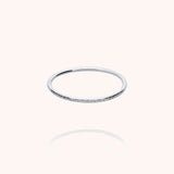Hera Chiseled Ring n°3 - White 18k gold