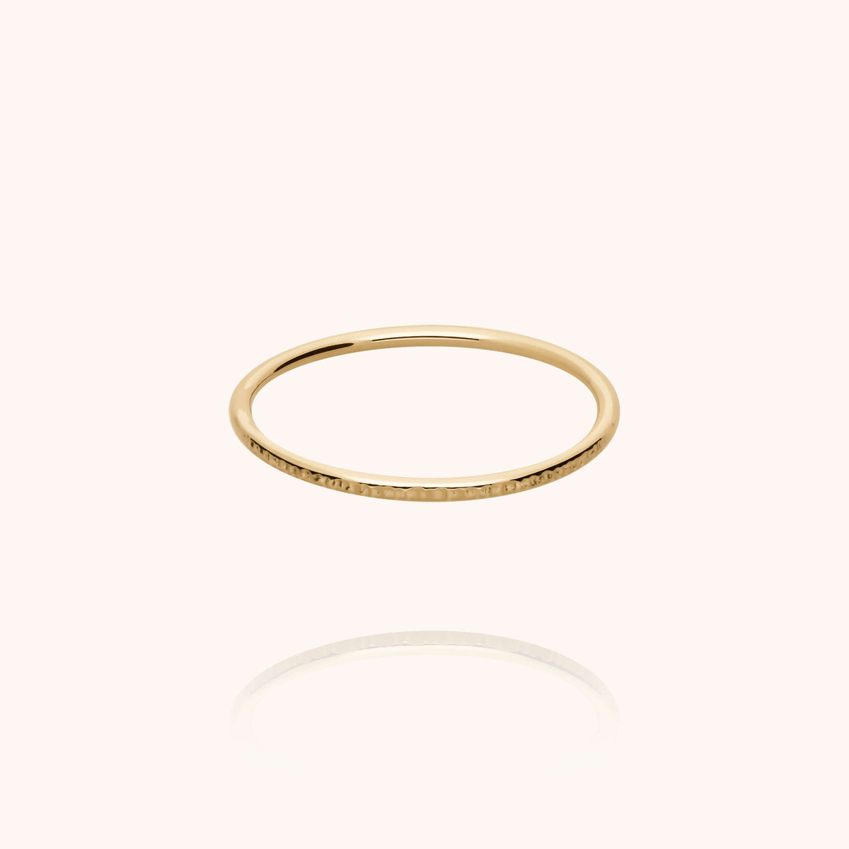 Ring Héra Ciselée Nr. 3 aus 18 Karat Gelbgold — von Hand gefertigtes Schmuckstück Atelier Paulin
