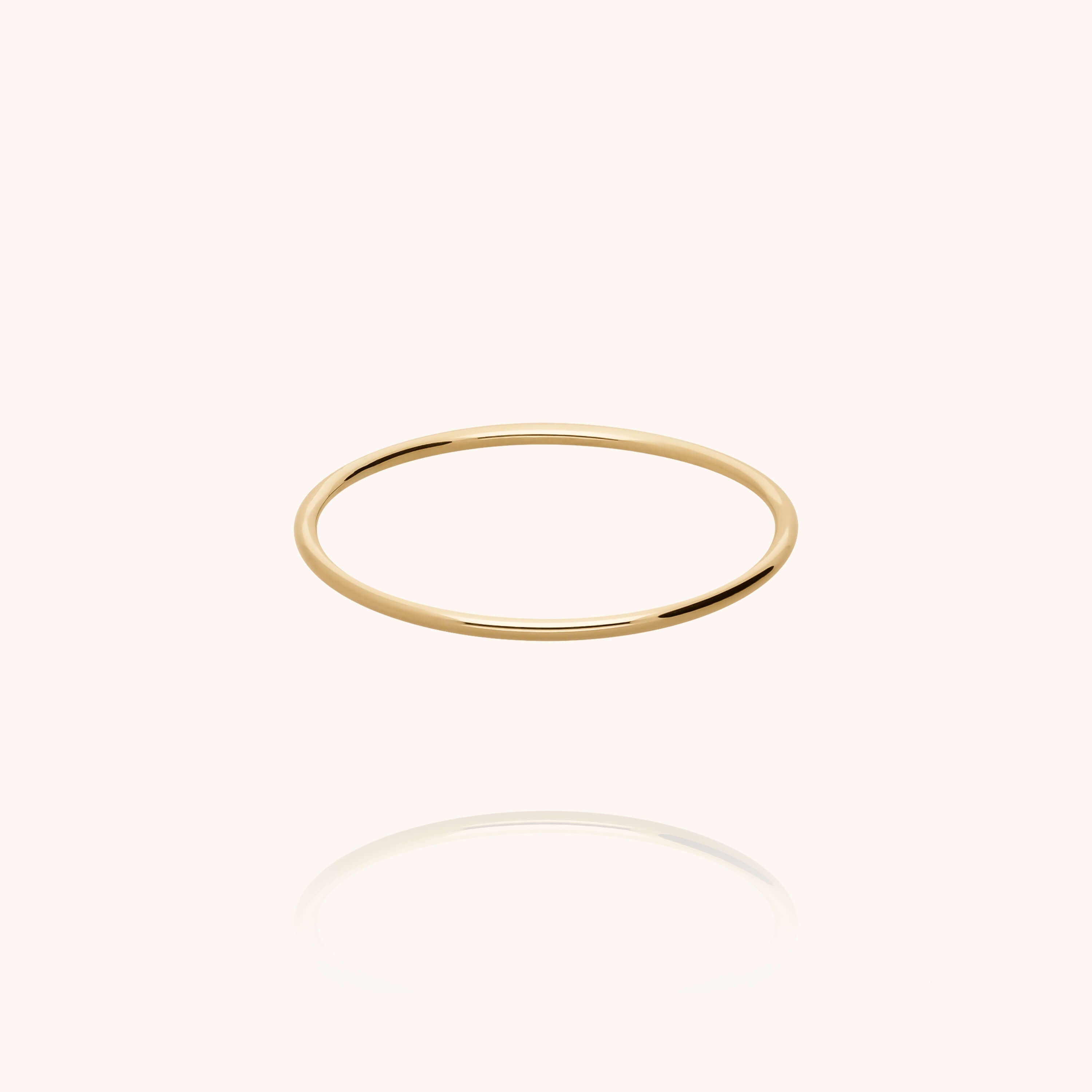 Bague Héra Pure n°2 en or jaune 18K — fabriqué à la main à Paris