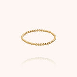 Hera Twisted Ring n°2 - Yellow 18k gold