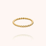 Hera Twisted Ring n°3 - Yellow 18k gold