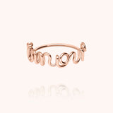 Original Amour Ring - Rose 14k gold-filled wire