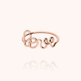 Original Love Ring - Rose 14k gold-filled wire