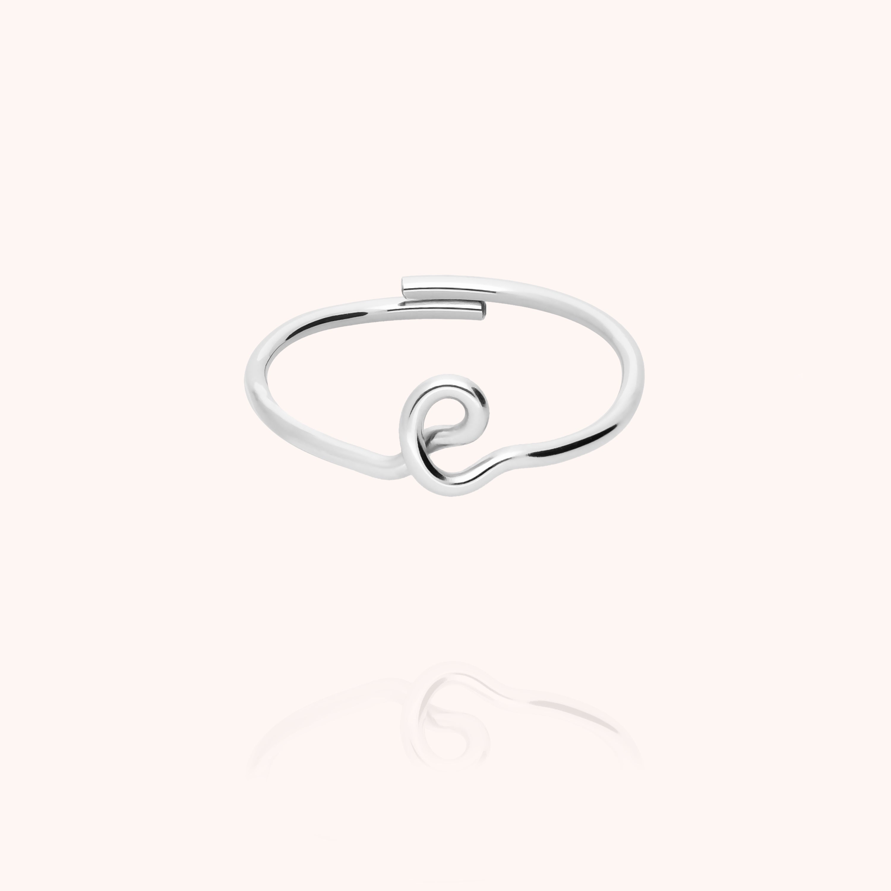 Bague Originale Initiale en argent sterling 925 — expédition sécurisée Paris