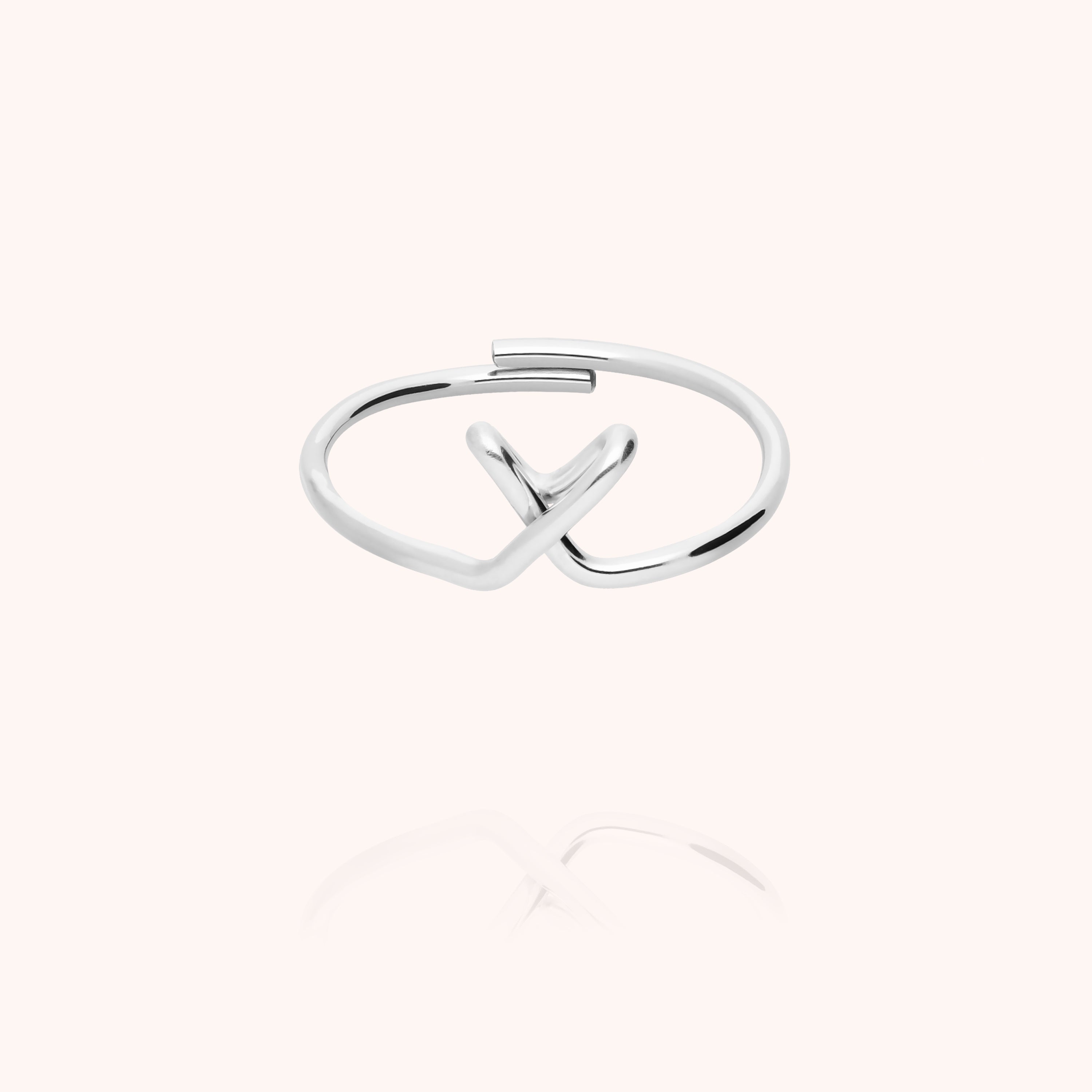 Bague Originale Initiale — bijou artisanal bague livraison express