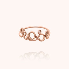 Or rose laminé